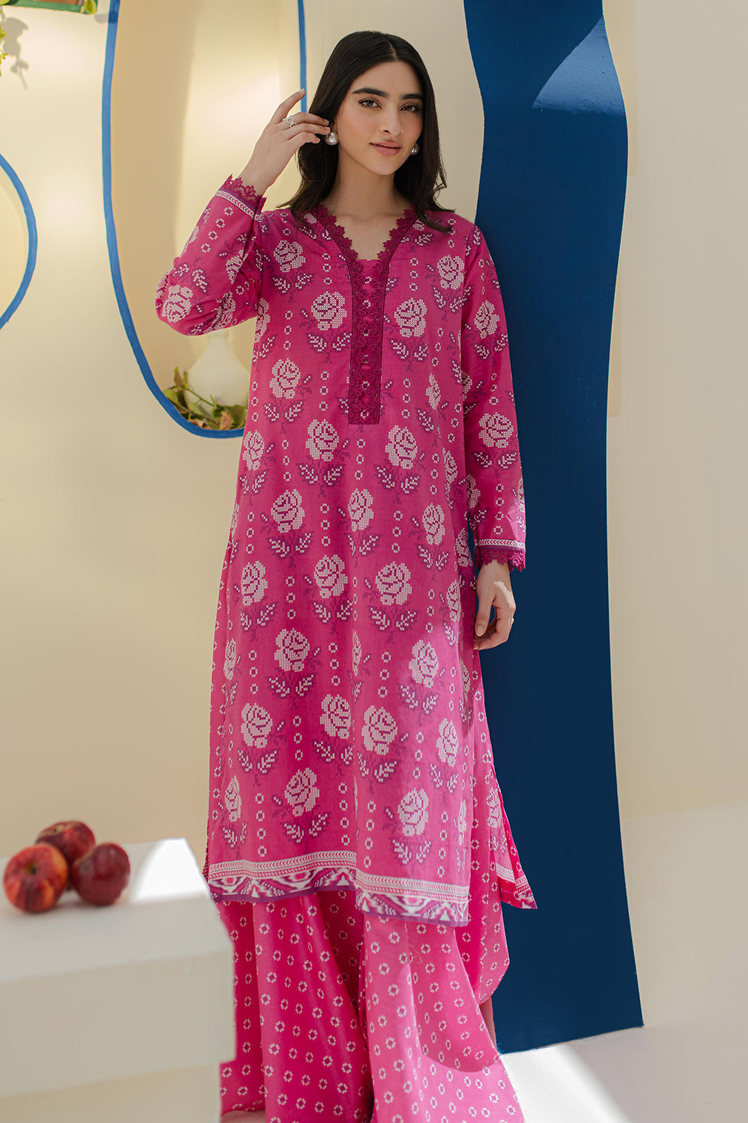 Zellbury | Unstitched 2 Piece Cambric | Shirt Shalwar - 0017