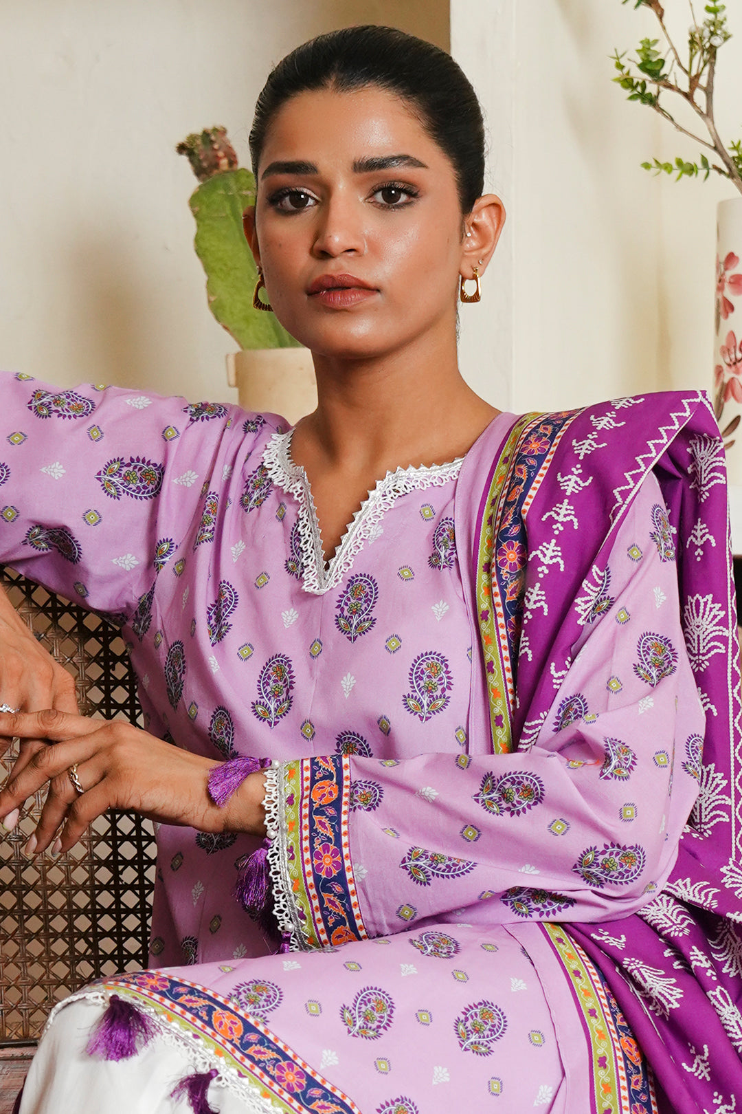 Zellbury | Unstitched 2 Piece Cambric | Shirt Dupatta - 0094 Default Title
