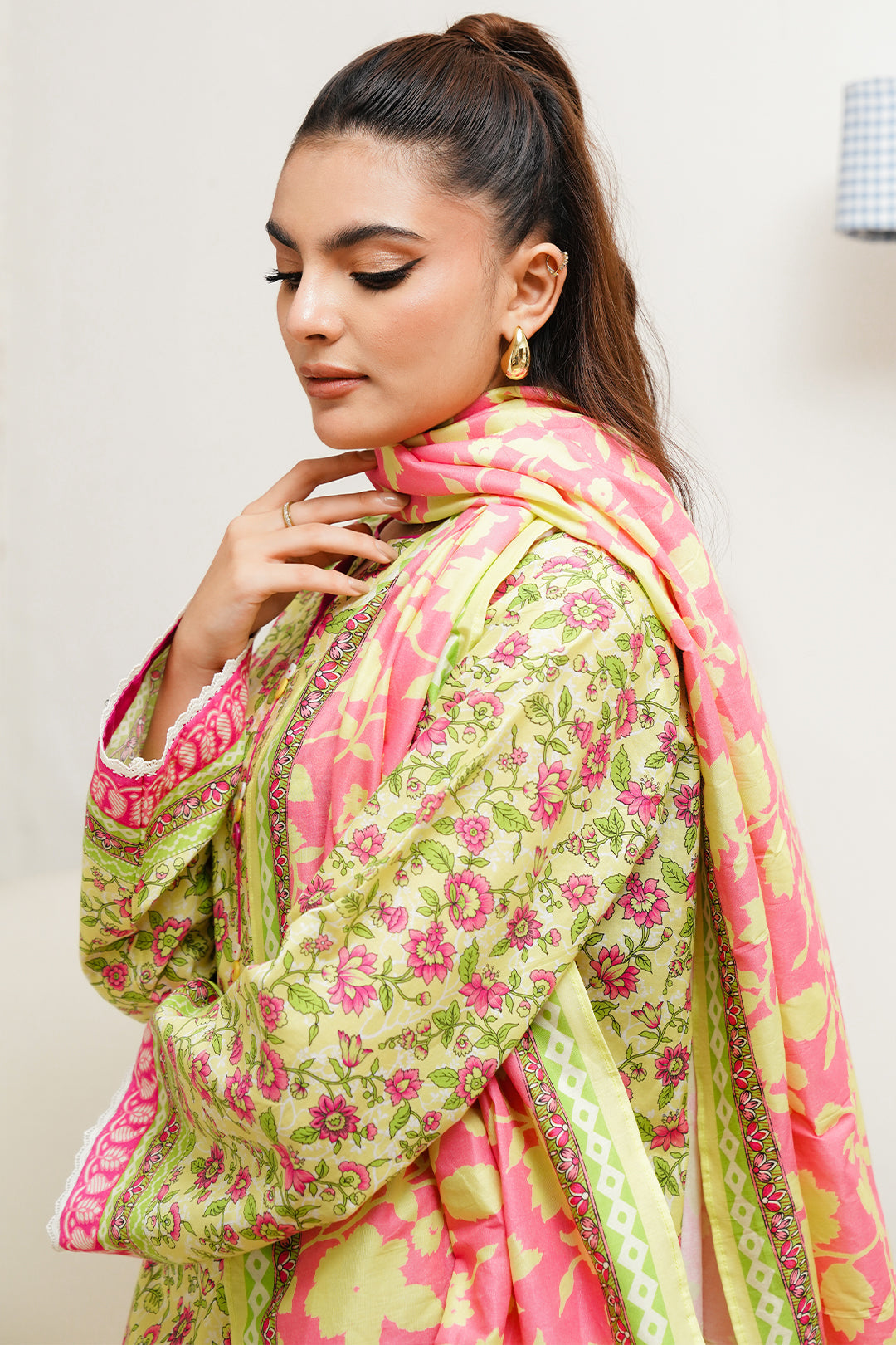 Zellbury | Unstitched 2 Piece Cambric | Shirt Dupatta - 0095 Default Title