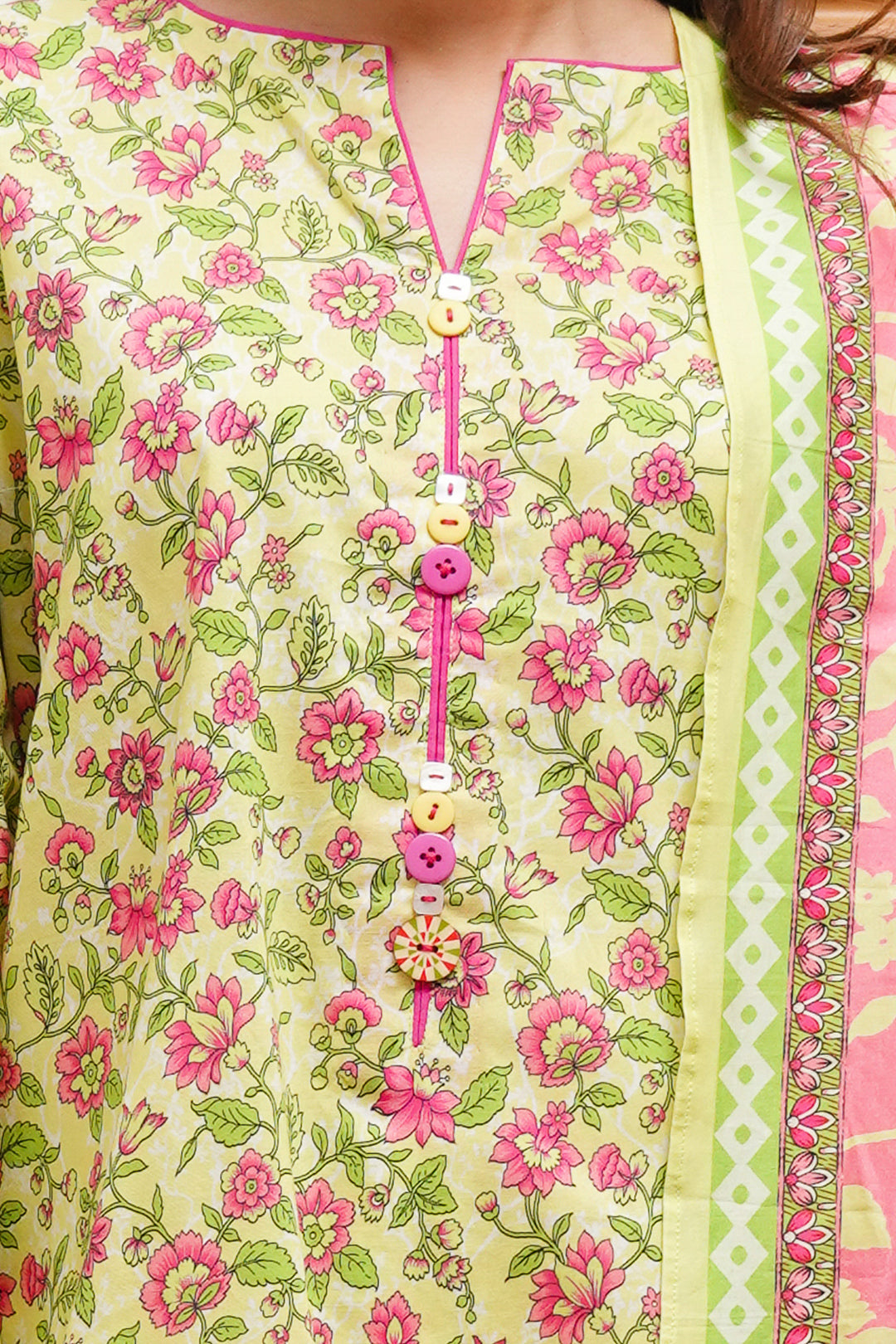 Zellbury | Unstitched 2 Piece Cambric | Shirt Dupatta - 0095