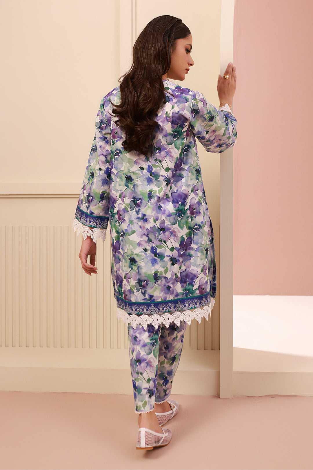 Zellbury | Unstitched 2 Piece Cambric | Shirt Shalwar - 0613