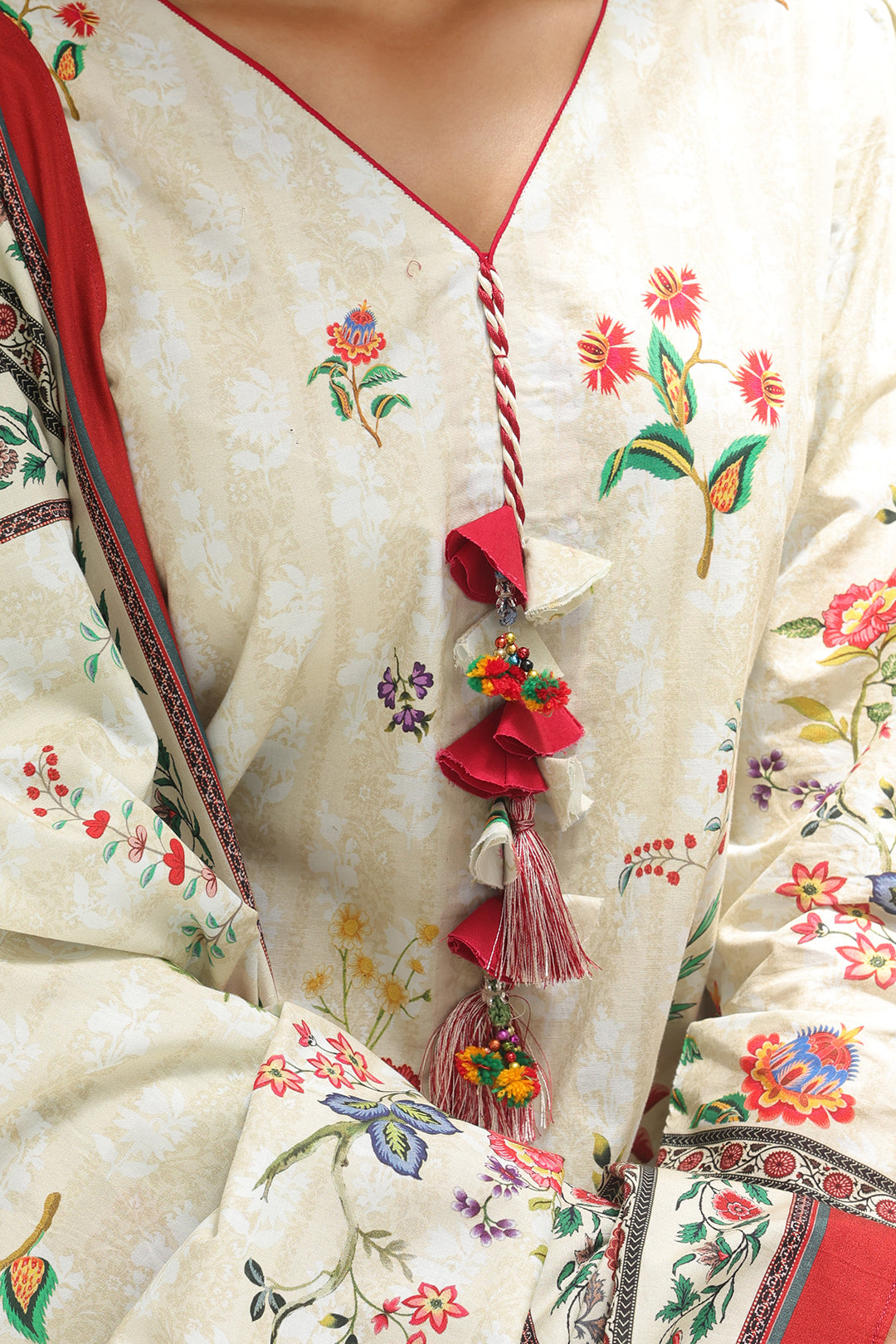 Zellbury | Unstitched 3 Piece Cambric | Shirt Shalwar Dupatta - 0044