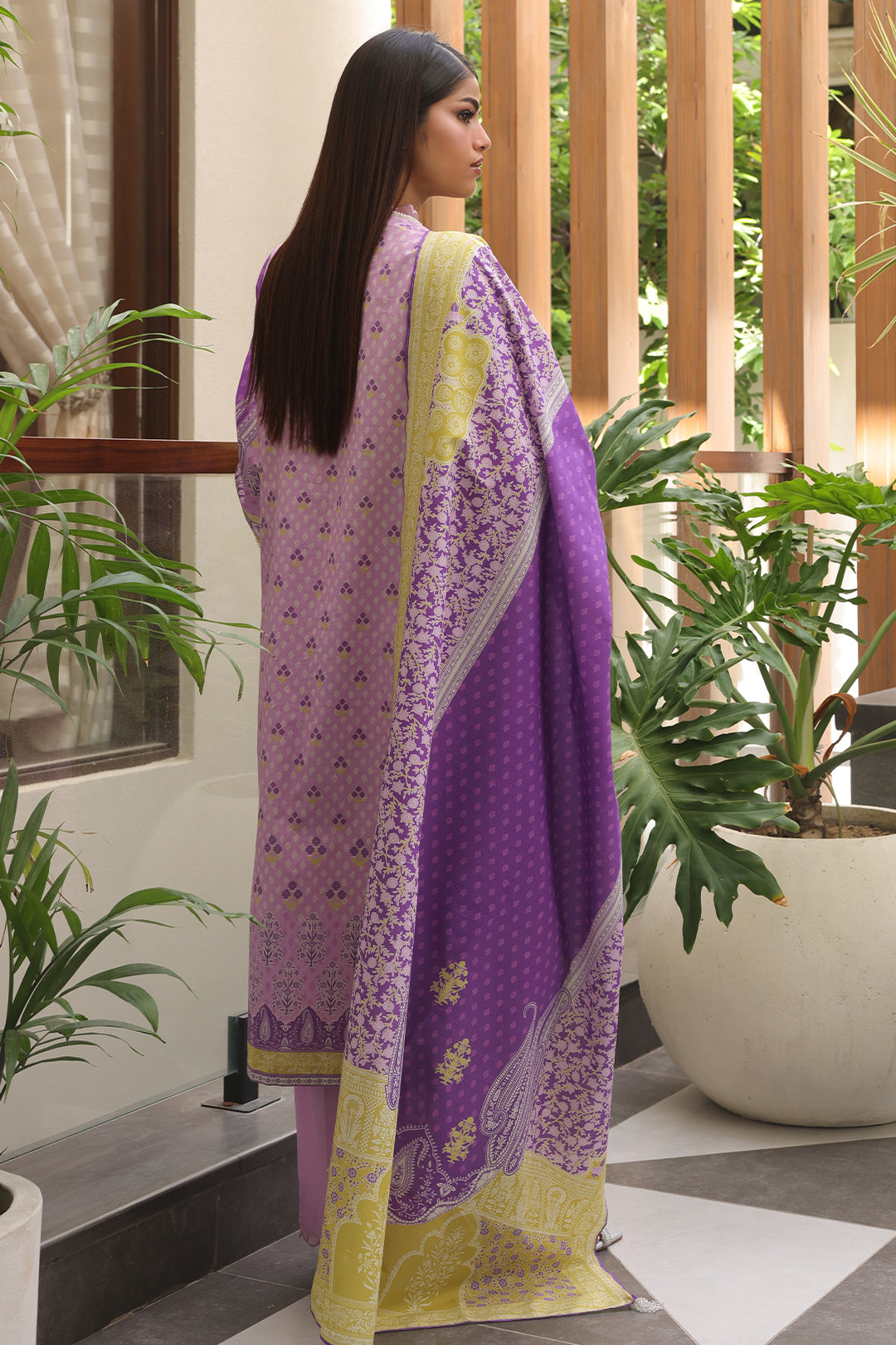 Zellbury | Unstitched 3 Piece Cambric | Shirt Shalwar Dupatta - 0125