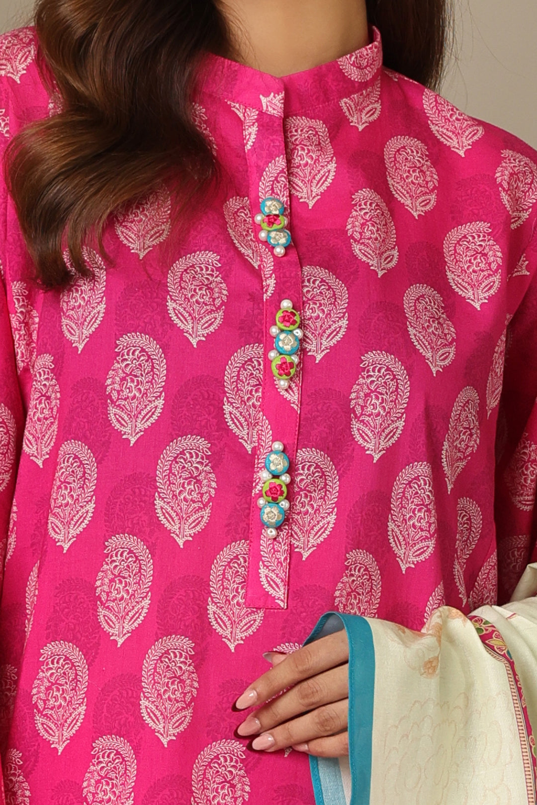 Zellbury | Unstitched 3 Piece Cambric | Shirt Shalwar Dupatta - 0129