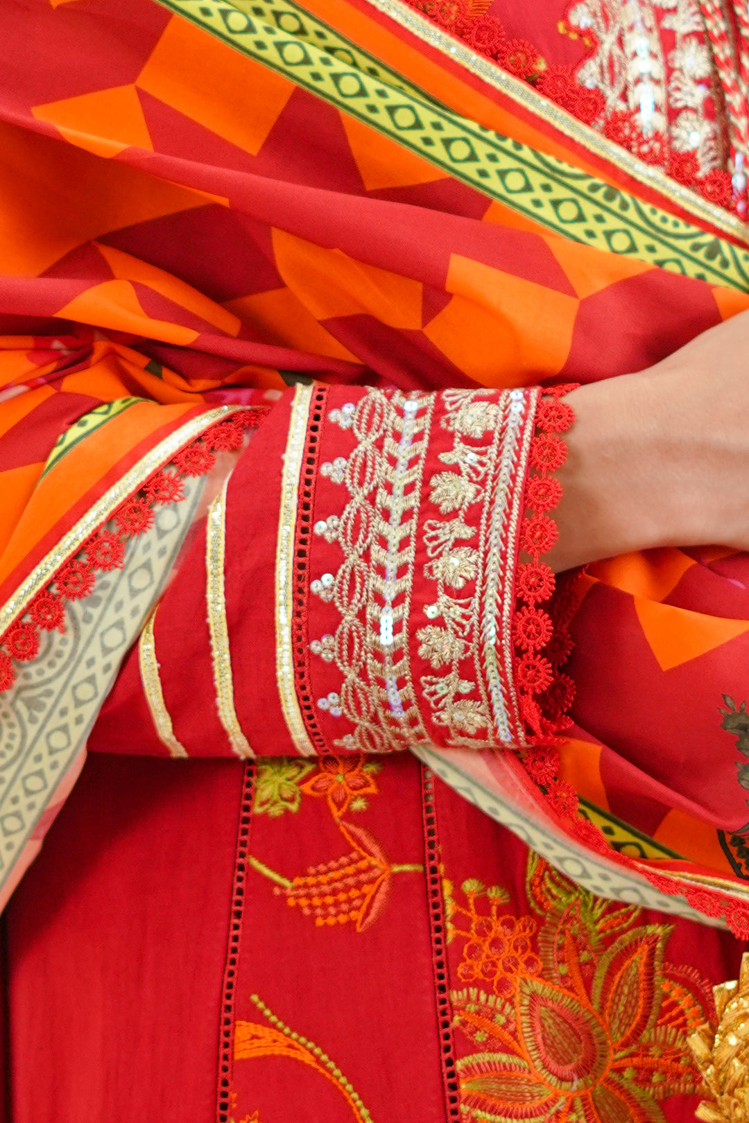 Zellbury | Unstitched 3 Piece Lawn | Embroidered Shirt Shalwar Dupatta - 1295
