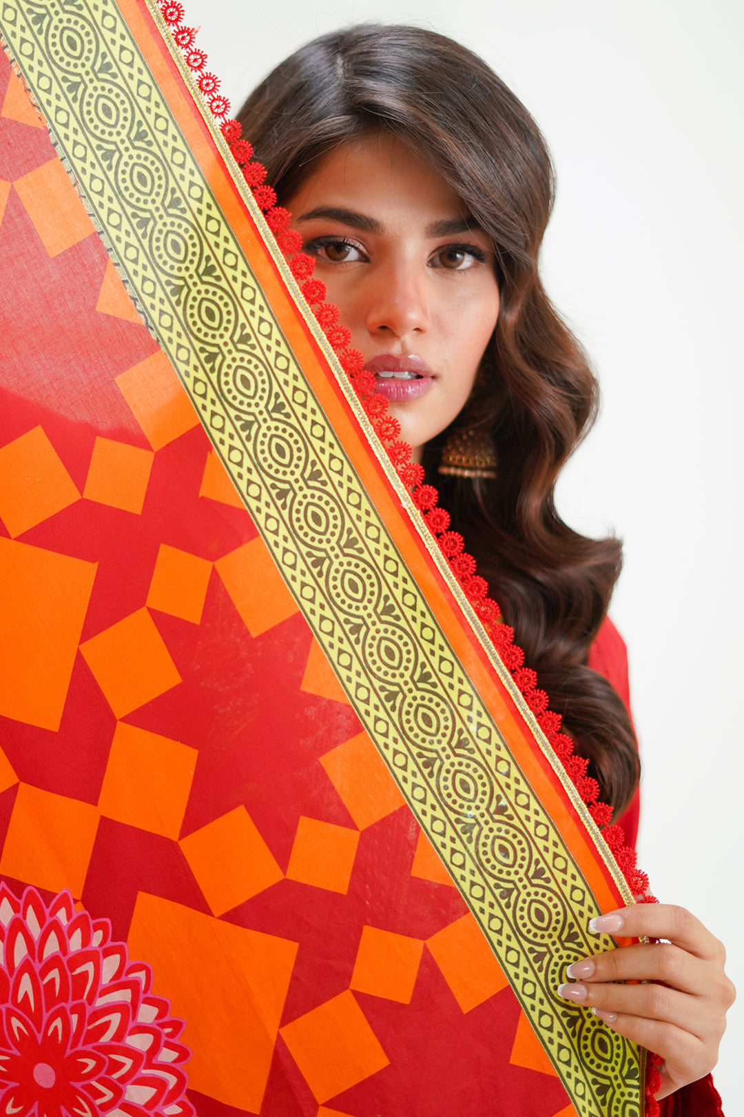 Zellbury | Unstitched 3 Piece Lawn | Embroidered Shirt Shalwar Dupatta - 1295