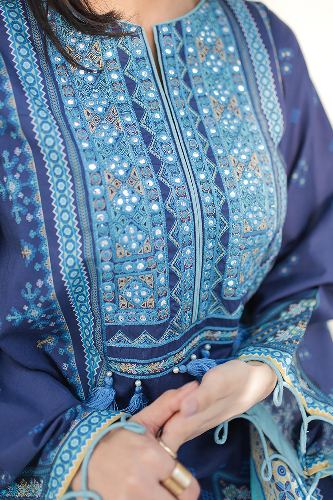 Zellbury | Unstitched 3 Piece Lawn | Embroidered Shirt Shalwar Dupatta - 1681