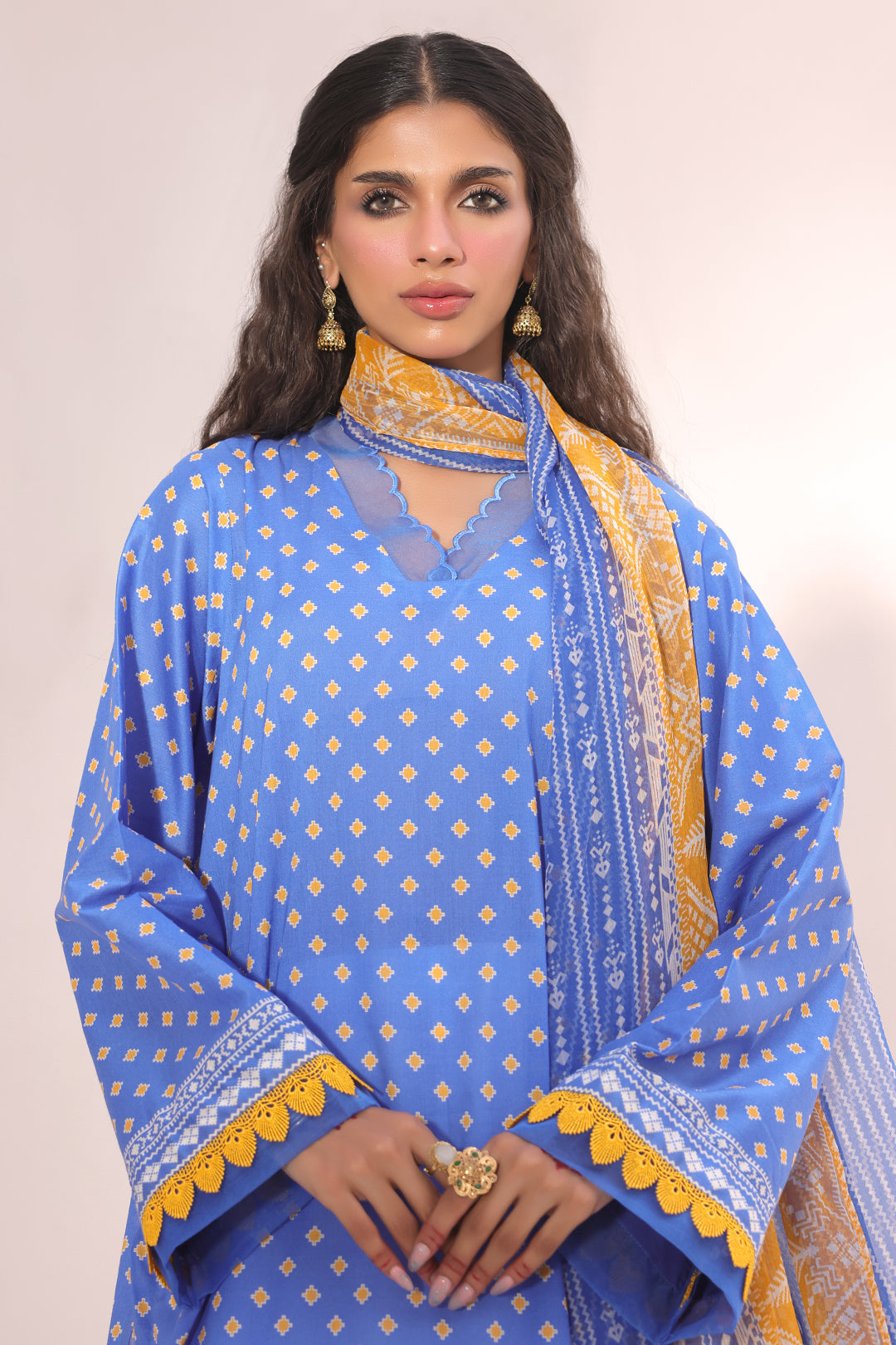 Zellbury | Unstitched 2 Piece Lawn | Shirt Dupatta - 1151 Default Title