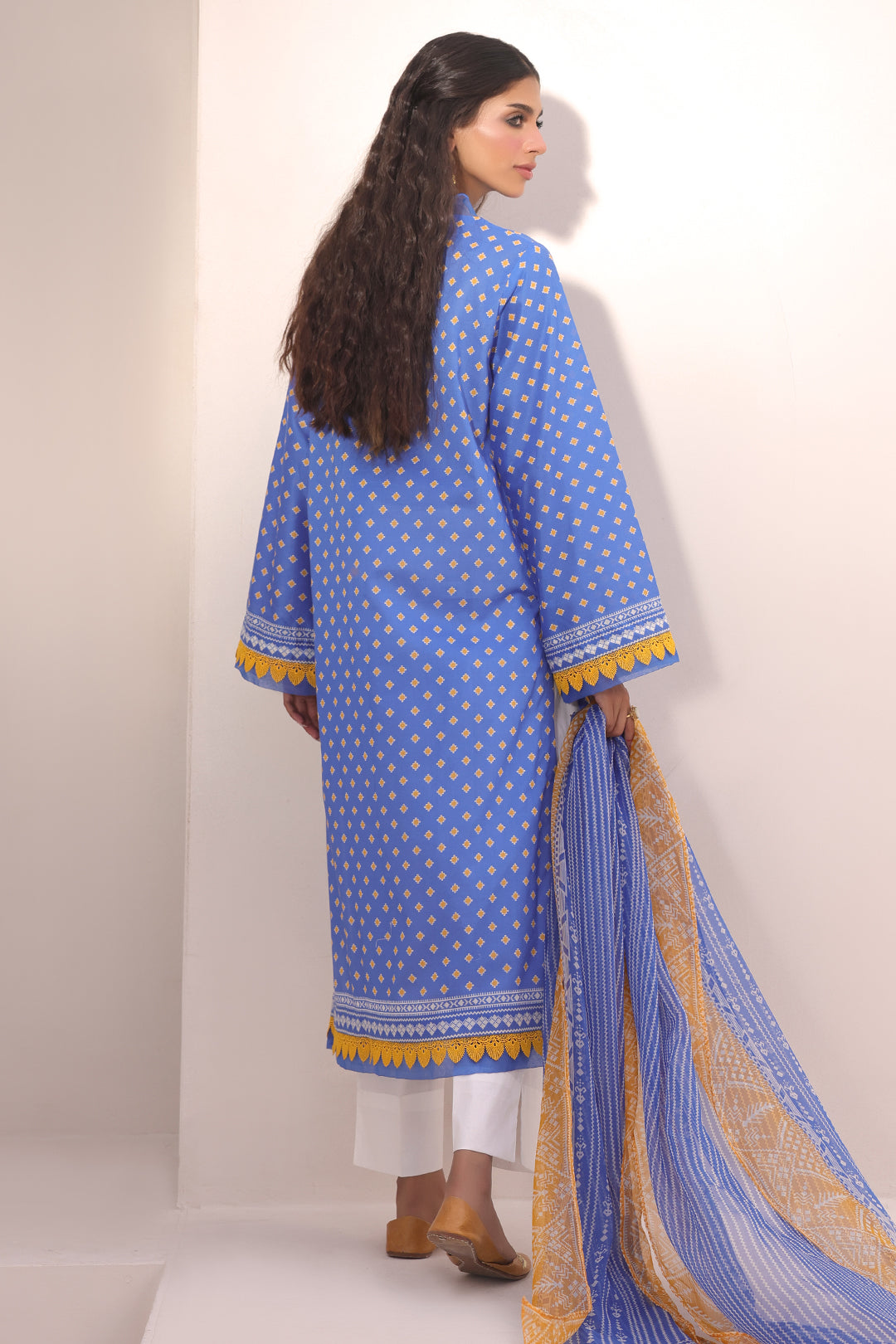 Zellbury | Unstitched 2 Piece Lawn | Shirt Dupatta - 1151