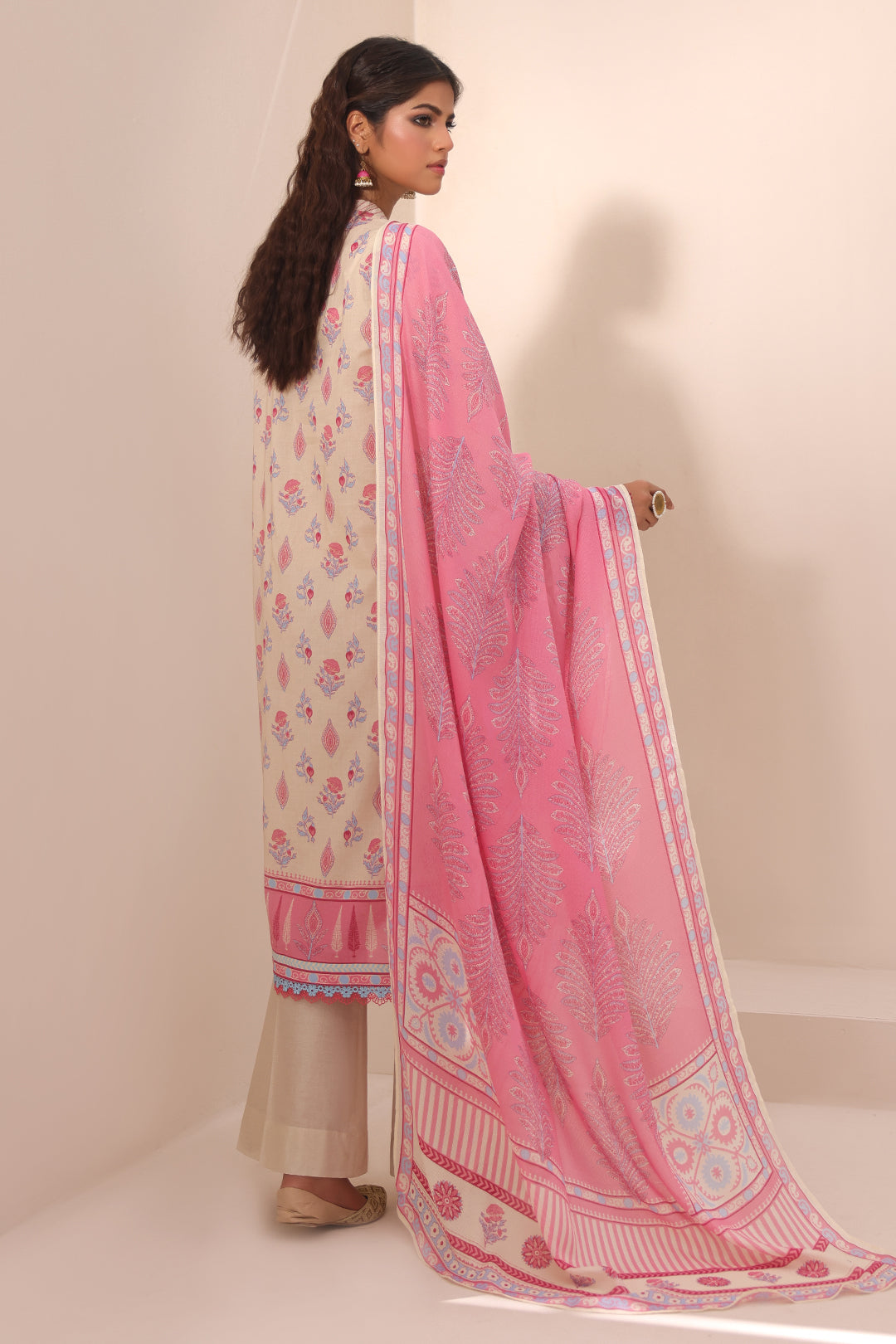 Zellbury | Unstitched 2 Piece Lawn | Shirt Dupatta - 1152