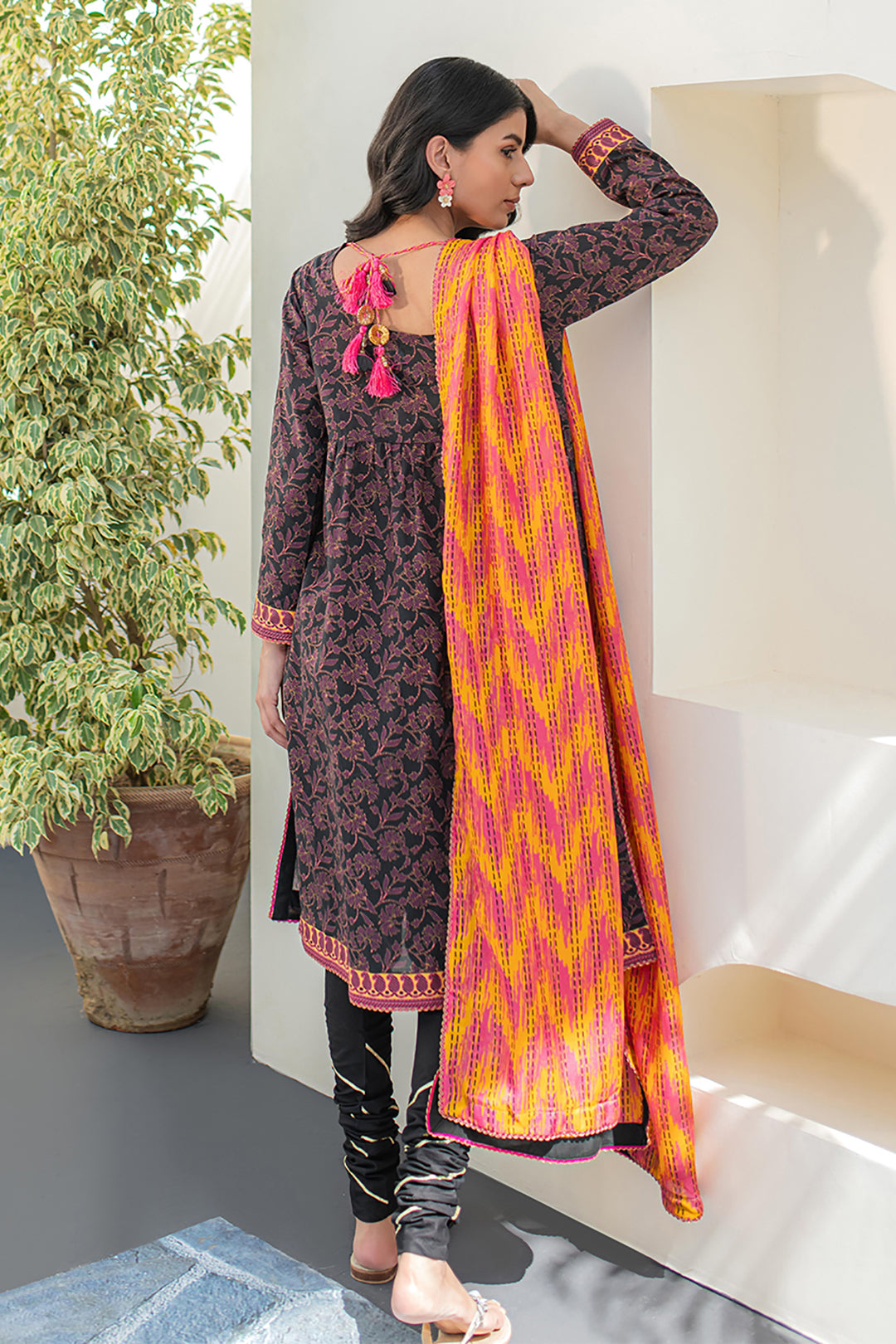 Zellbury | Unstitched 2 Piece Lawn | Shirt Dupatta - 1153