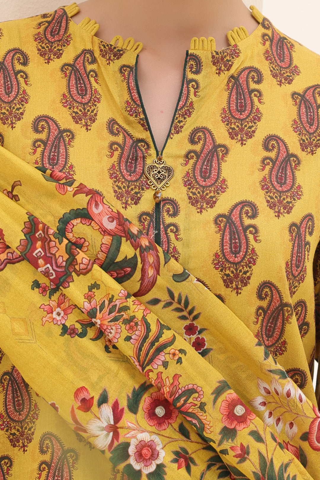 Zellbury | Unstitched 2 Piece Lawn | Shirt Dupatta - 1164