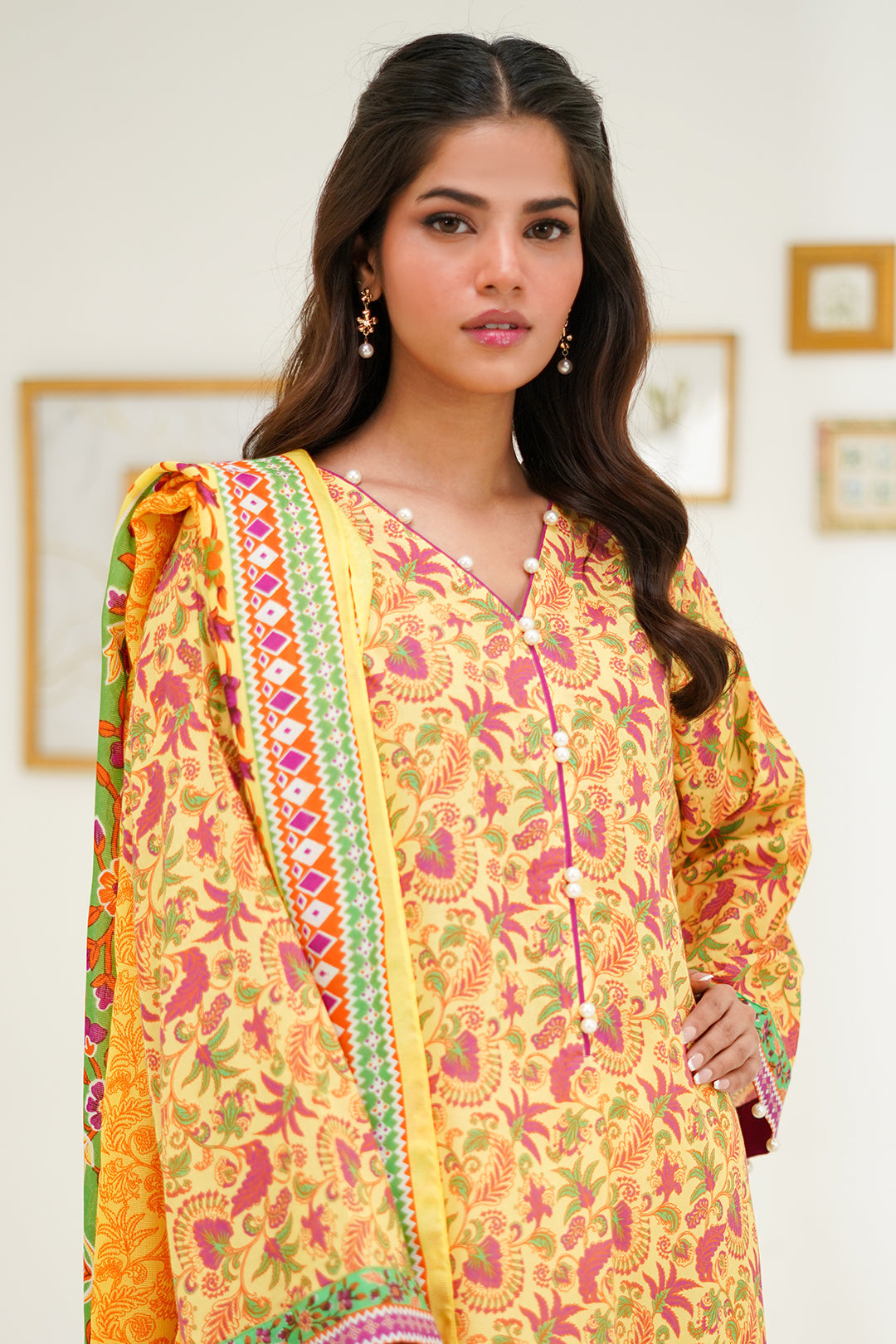 Zellbury | Unstitched 2 Piece Lawn | Shirt Dupatta - 1300 Default Title