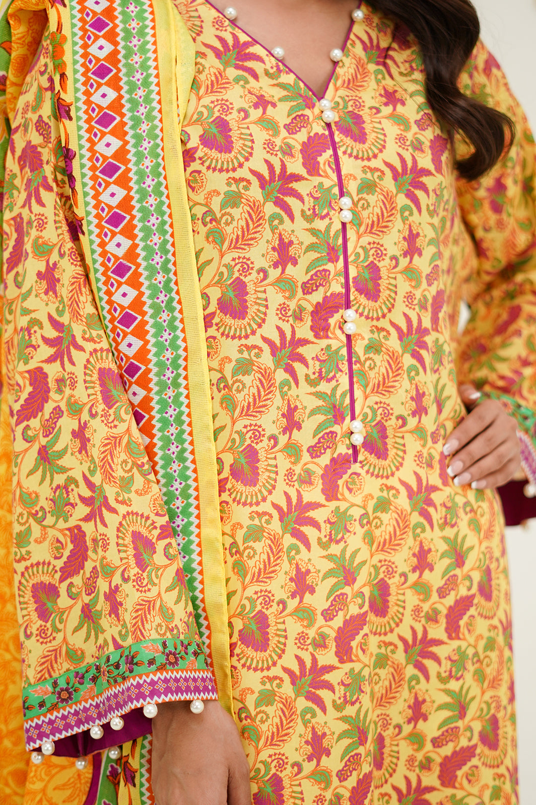 Zellbury | Unstitched 2 Piece Lawn | Shirt Dupatta - 1300
