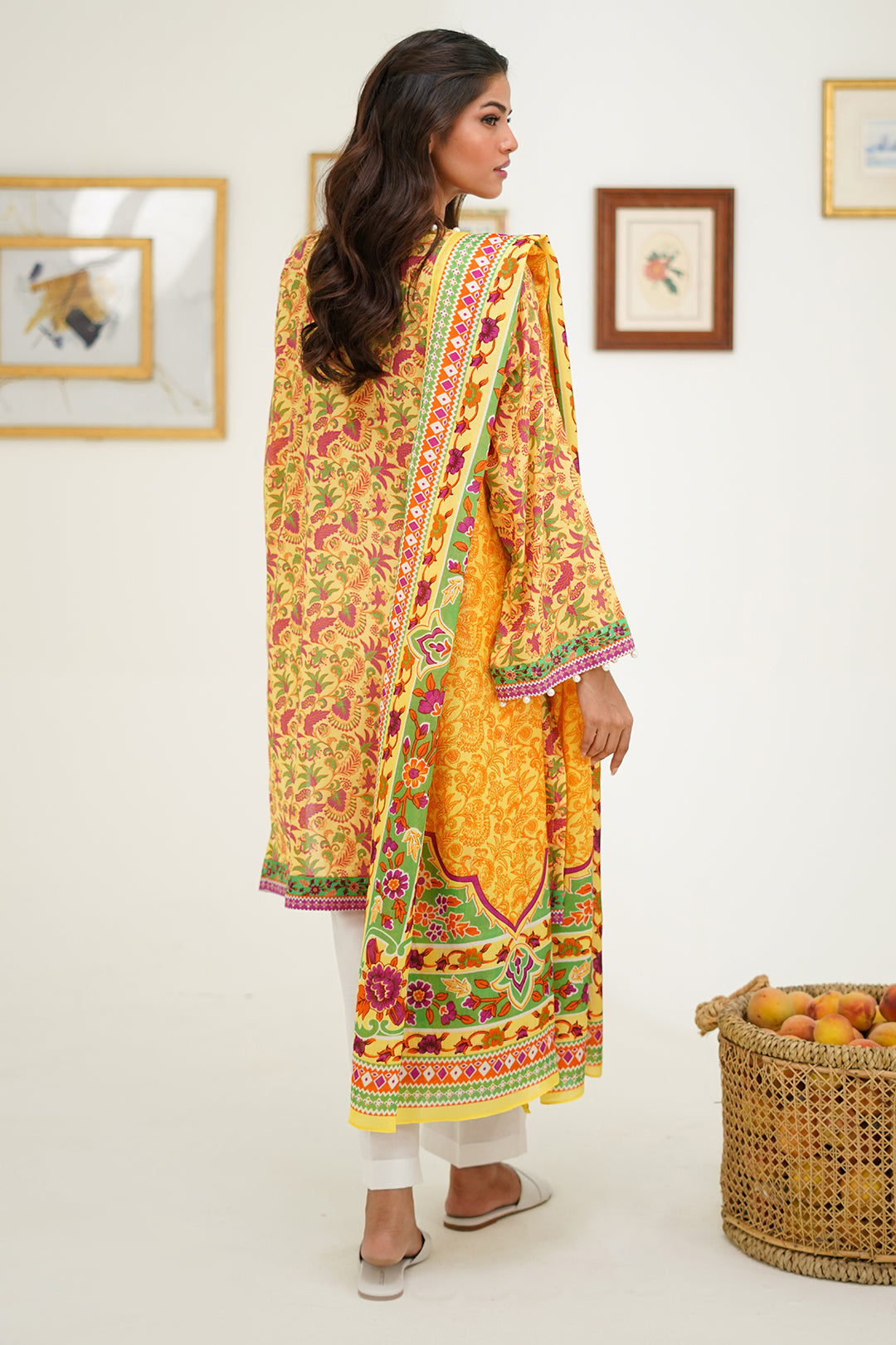 Zellbury | Unstitched 2 Piece Lawn | Shirt Dupatta - 1300