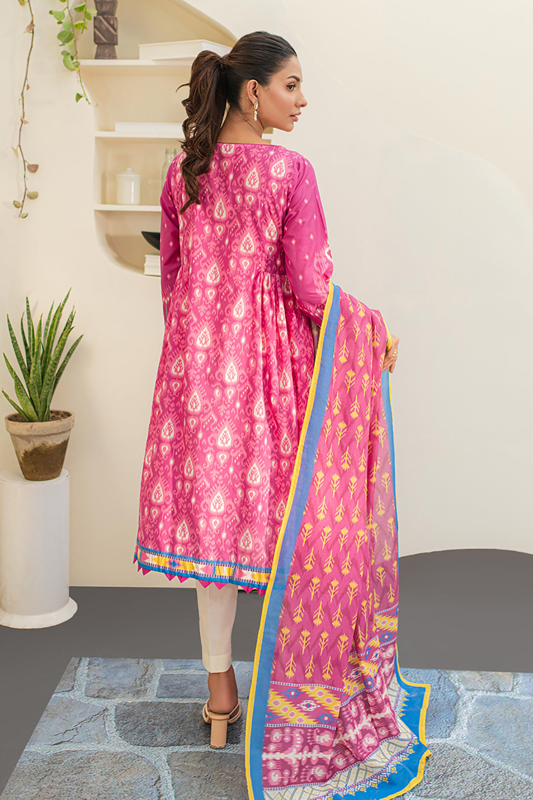 Zellbury | Unstitched 2 Piece Lawn | Shirt Dupatta - 1653