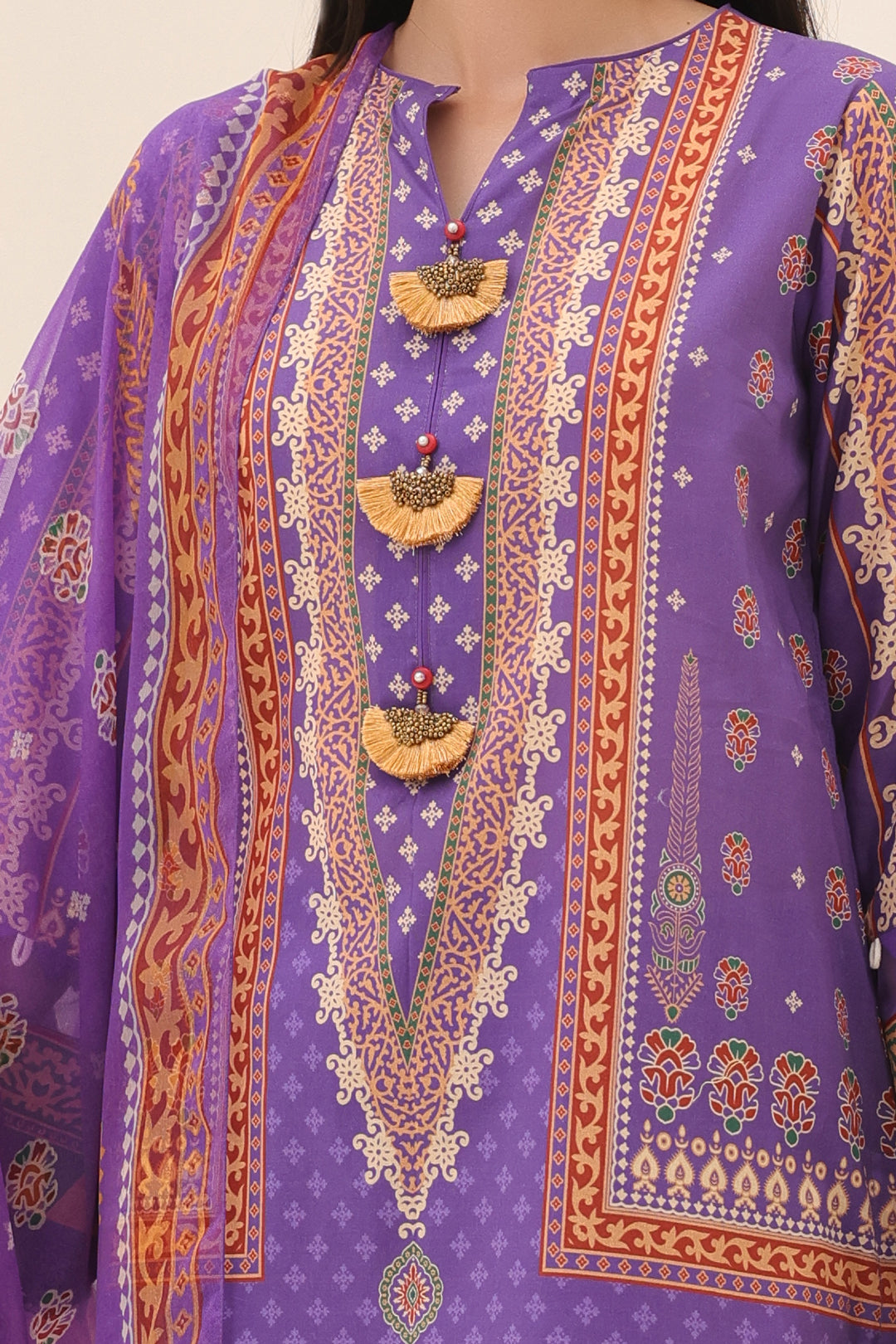 Zellbury | Unstitched 3 Piece Lawn | Shirt Shalwar Dupatta - 1189