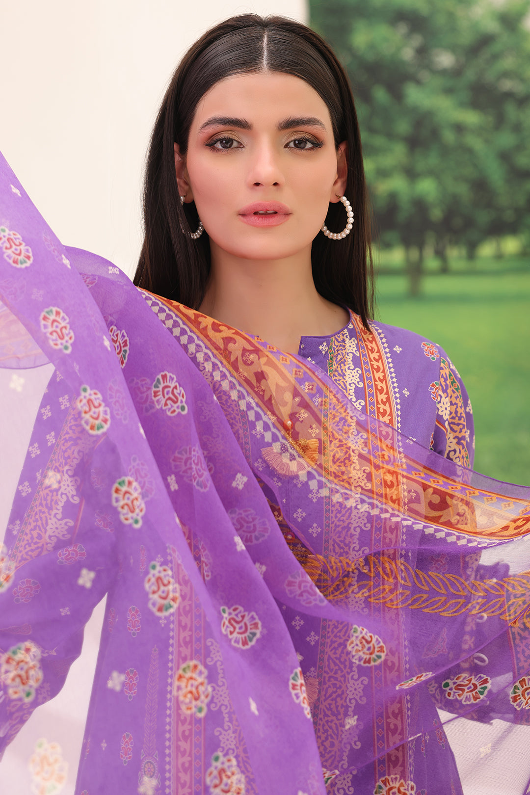 Zellbury | Unstitched 3 Piece Lawn | Shirt Shalwar Dupatta - 1189