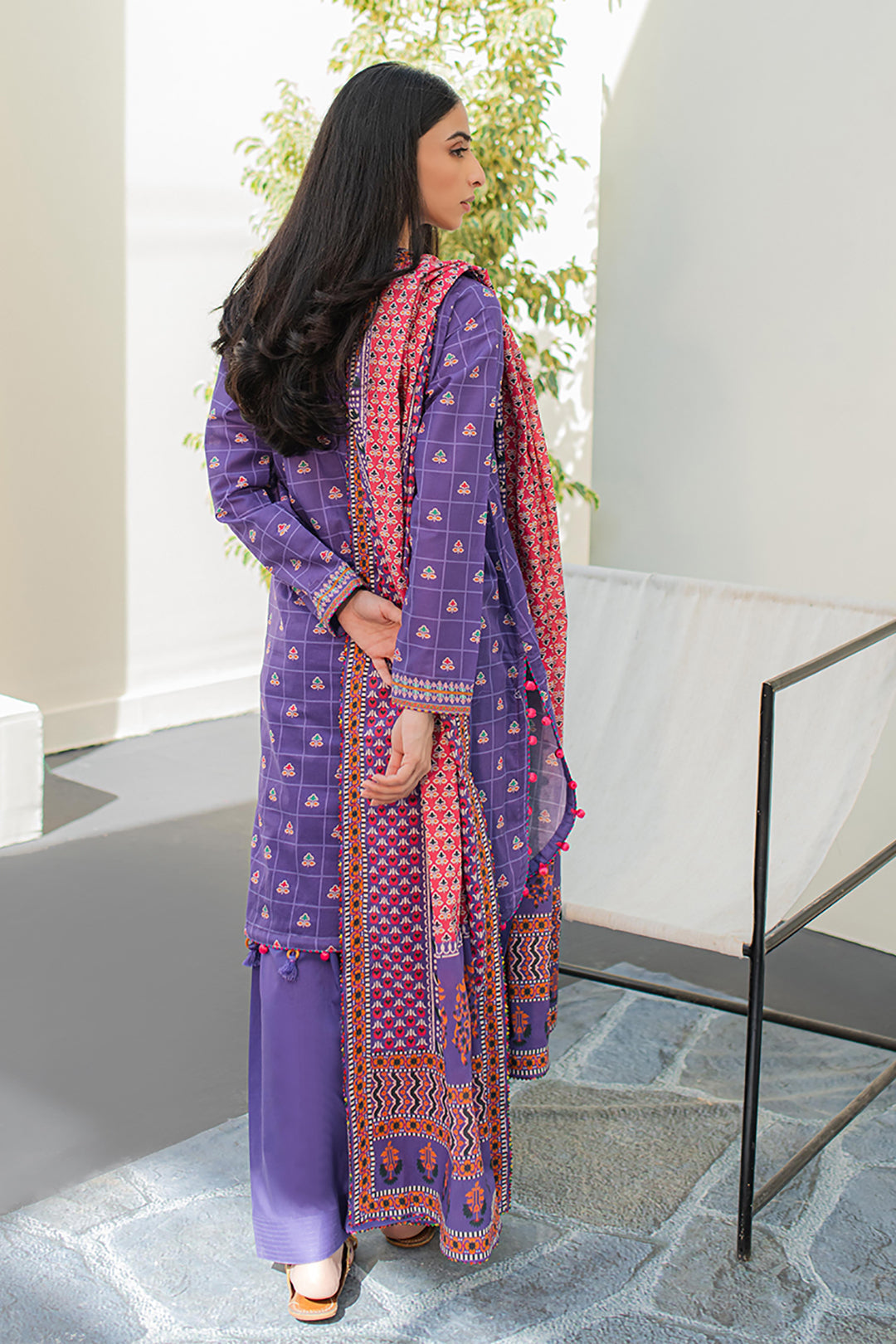 Zellbury | Unstitched 3 Piece Lawn | Shirt Shalwar Dupatta - 1217