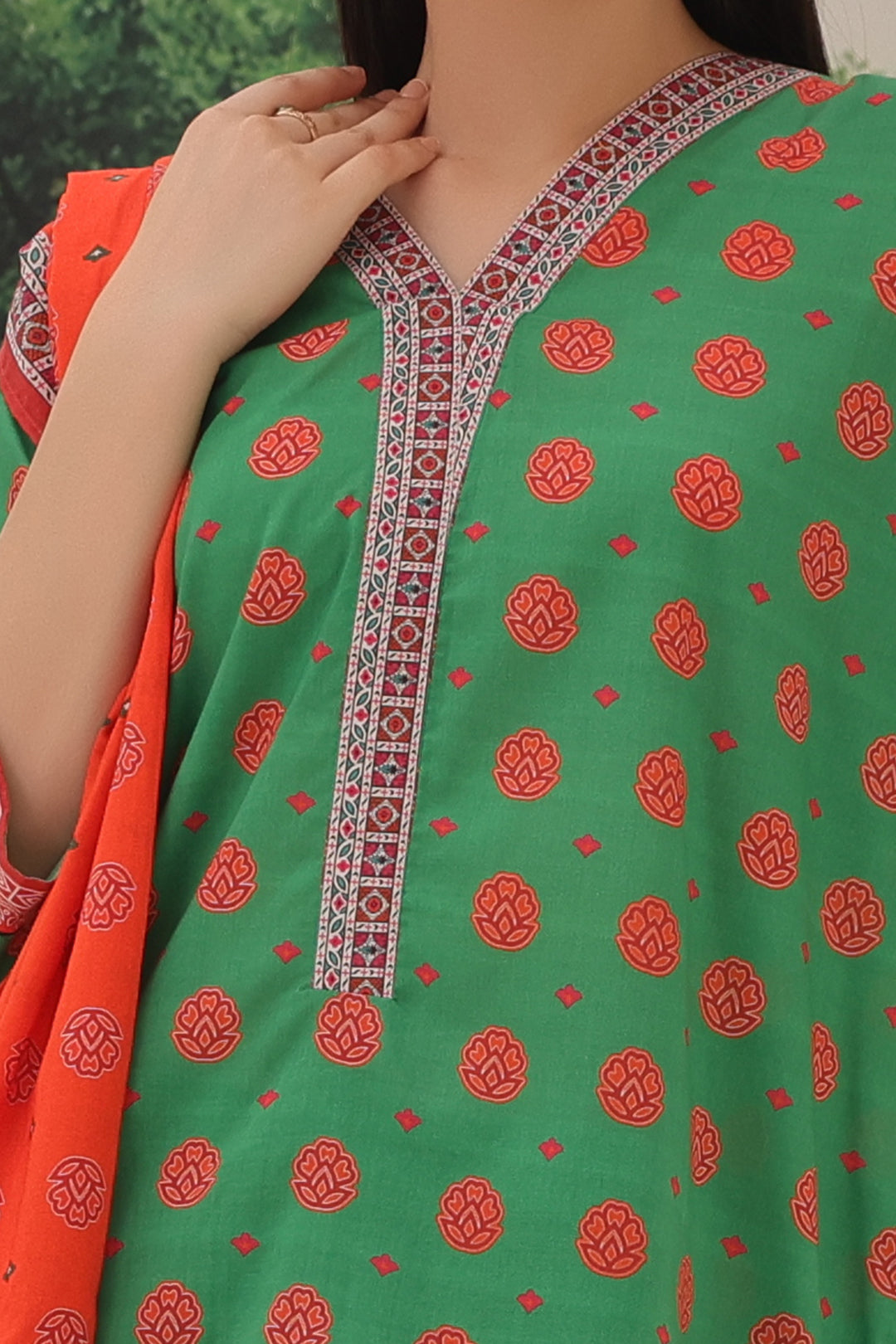 Zellbury | Unstitched 3 Piece Lawn | Shirt Shalwar Dupatta - 1221