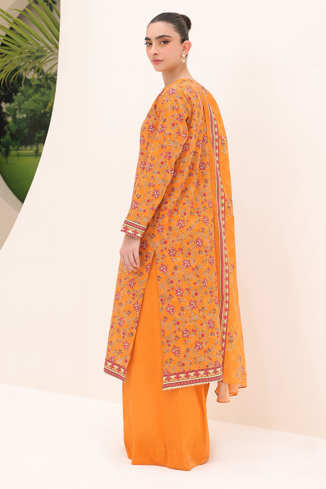 Zellbury | Unstitched 3 Piece Lawn | Shirt Shalwar Dupatta - 1226
