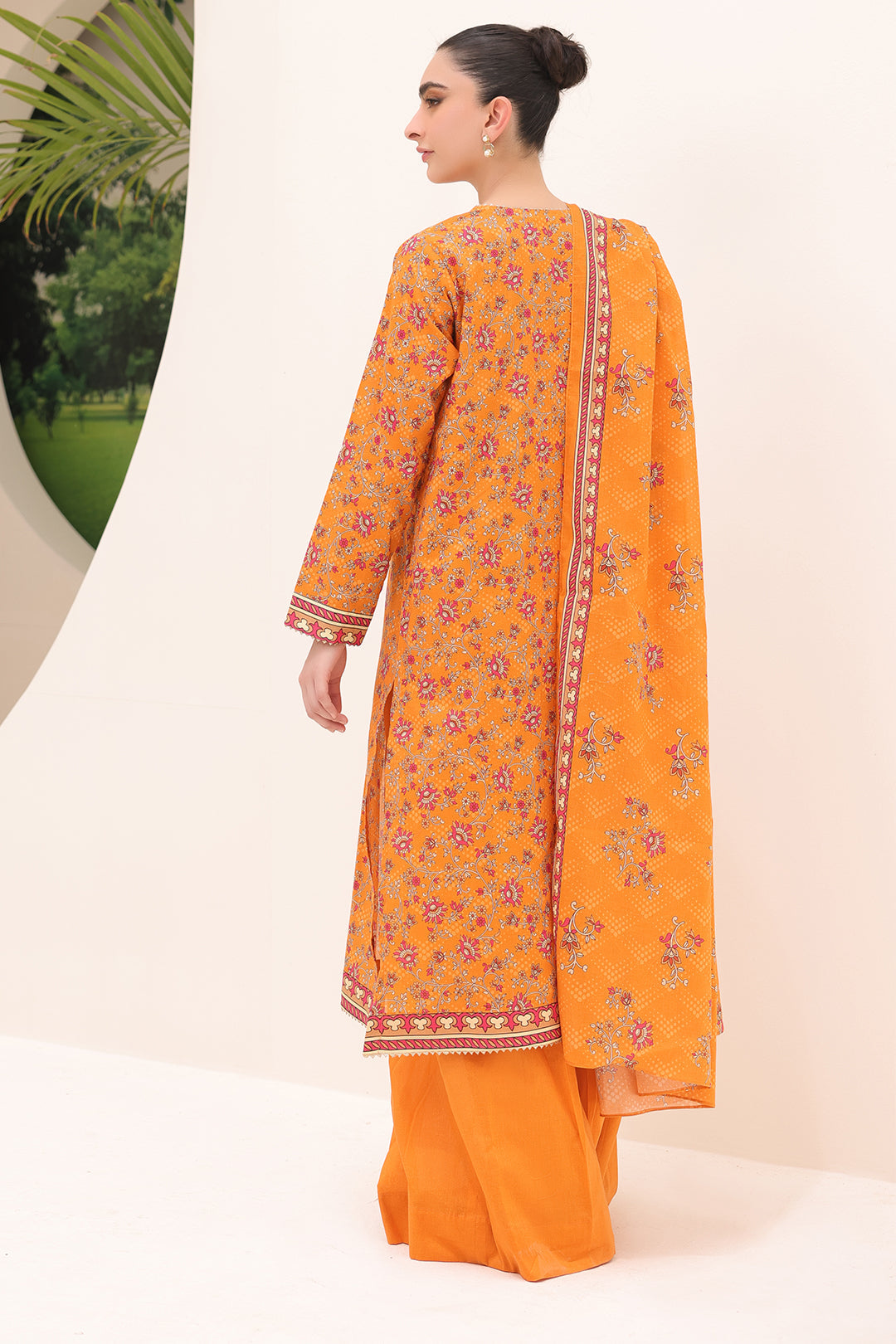 Zellbury | Unstitched 3 Piece Lawn | Shirt Shalwar Dupatta - 1226