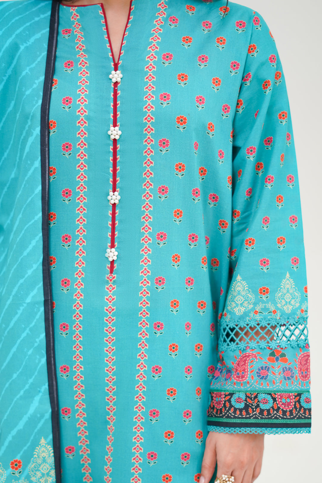 Zellbury | Unstitched 3 Piece Lawn | Shirt Shalwar Dupatta - 1227