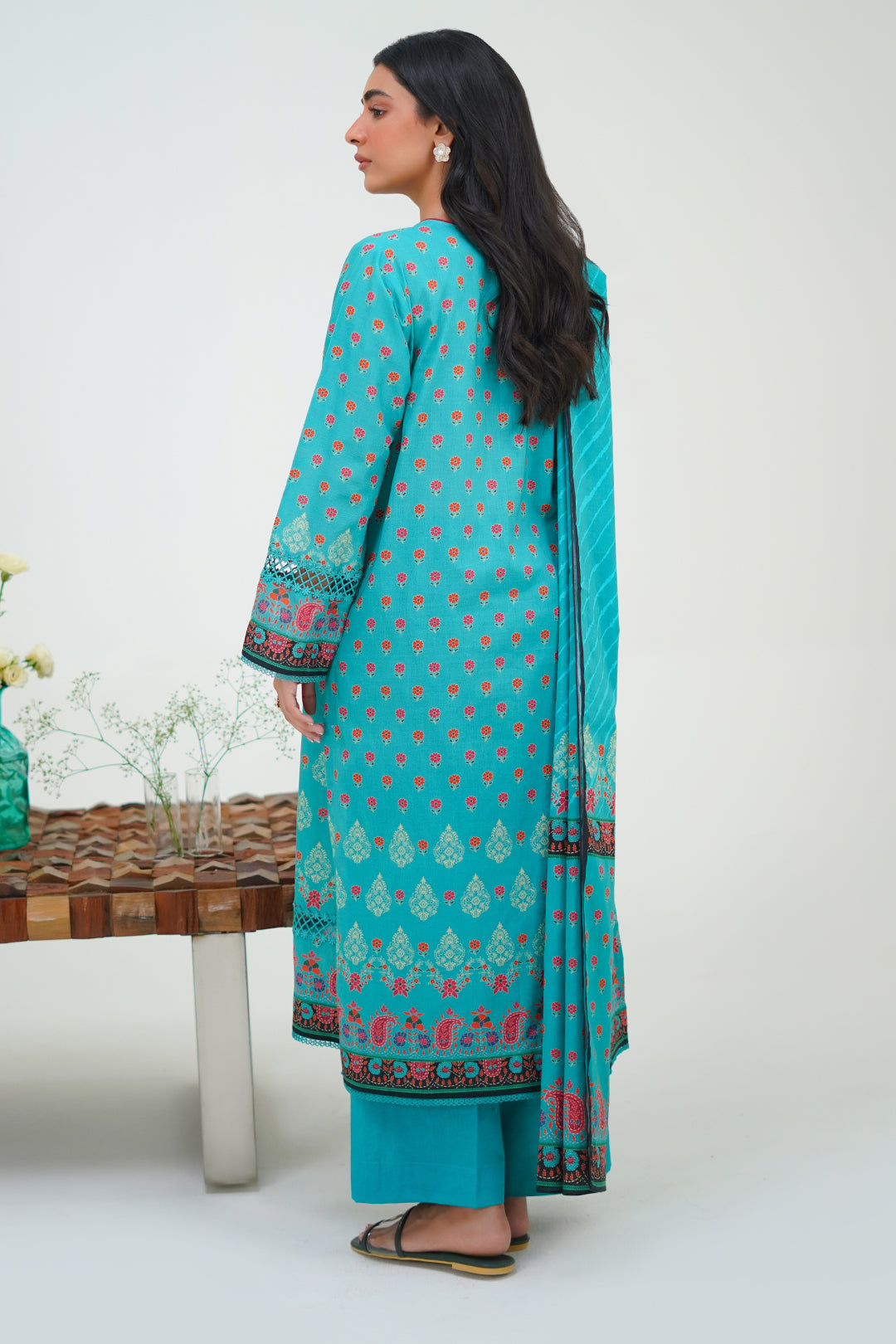 Zellbury | Unstitched 3 Piece Lawn | Shirt Shalwar Dupatta - 1227