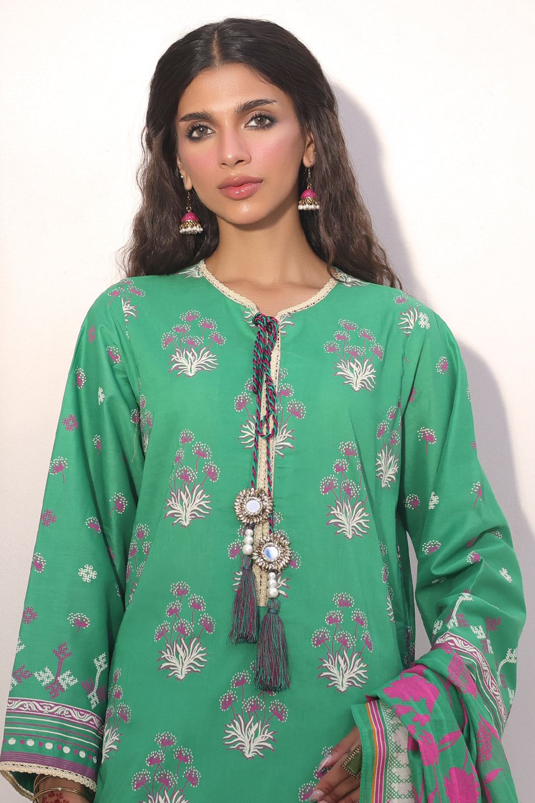 Zellbury | Unstitched 3 Piece Lawn | Shirt Shalwar Dupatta - 1238 Default Title
