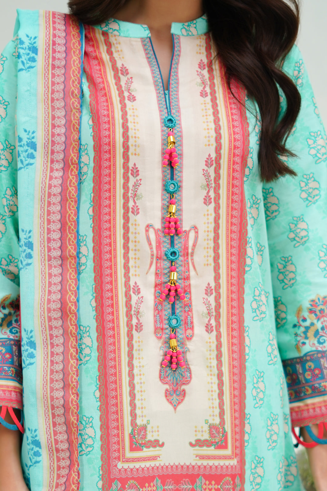 Zellbury | Unstitched 3 Piece Lawn | Shirt Shalwar Dupatta - 1504