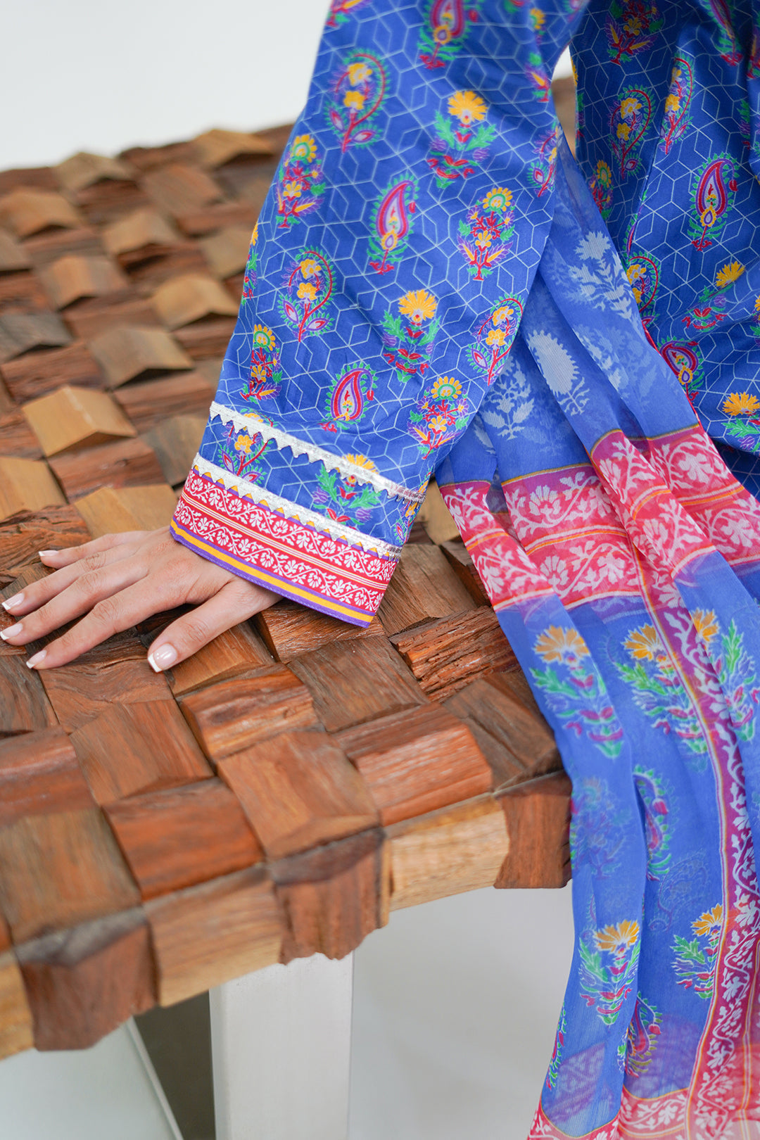 Zellbury | Unstitched 3 Piece Lawn | Shirt Shalwar Dupatta - 1505