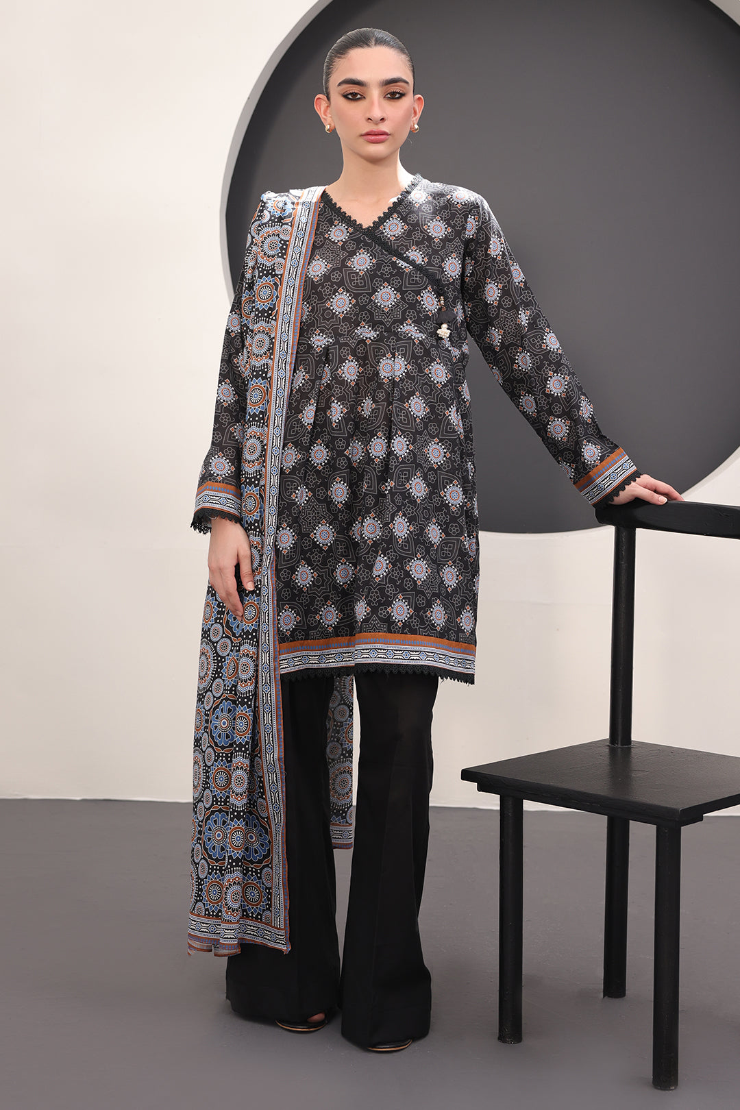 Zellbury | Unstitched 3 Piece Lawn | Shirt Shalwar Dupatta - 1508