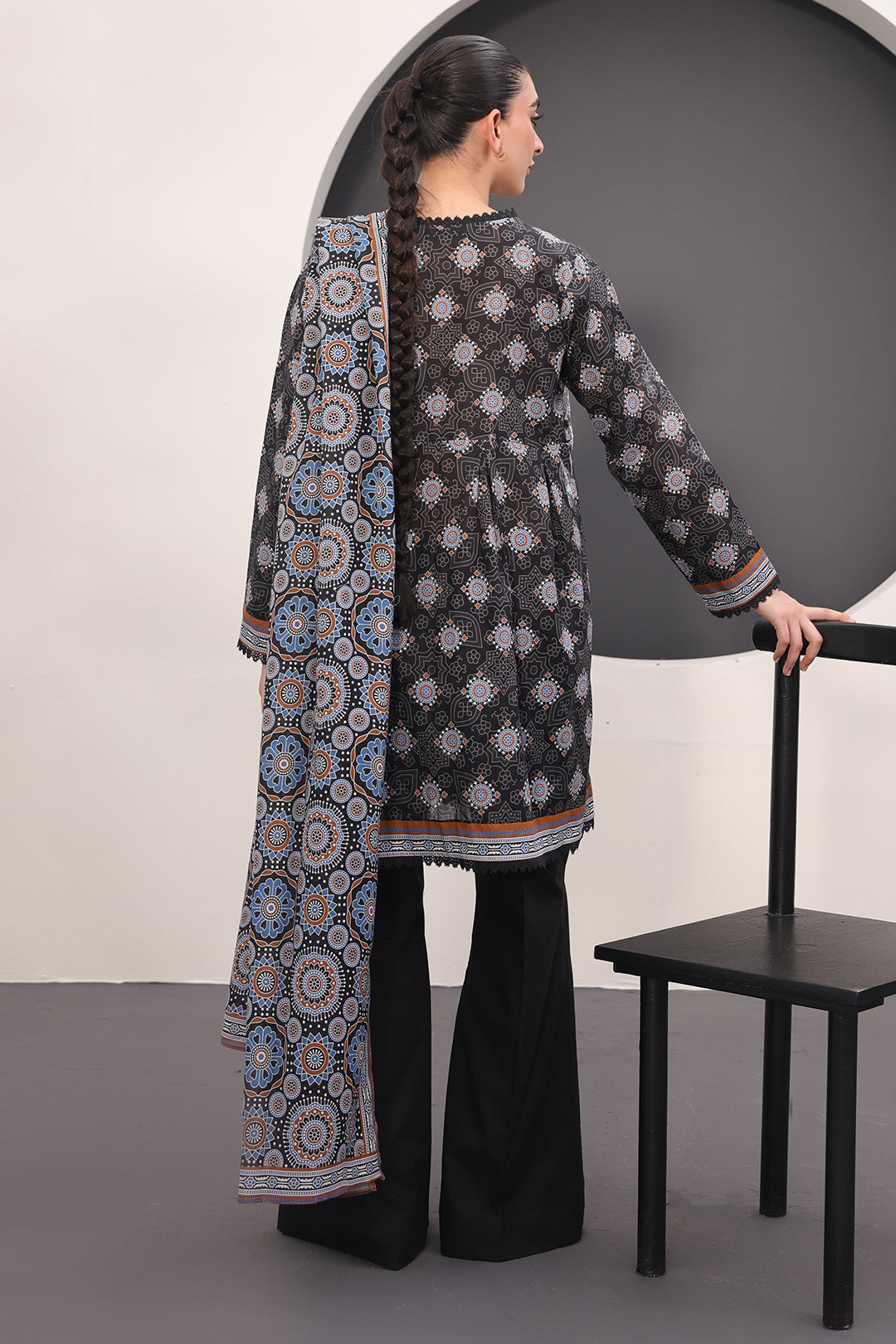 Zellbury | Unstitched 3 Piece Lawn | Shirt Shalwar Dupatta - 1508