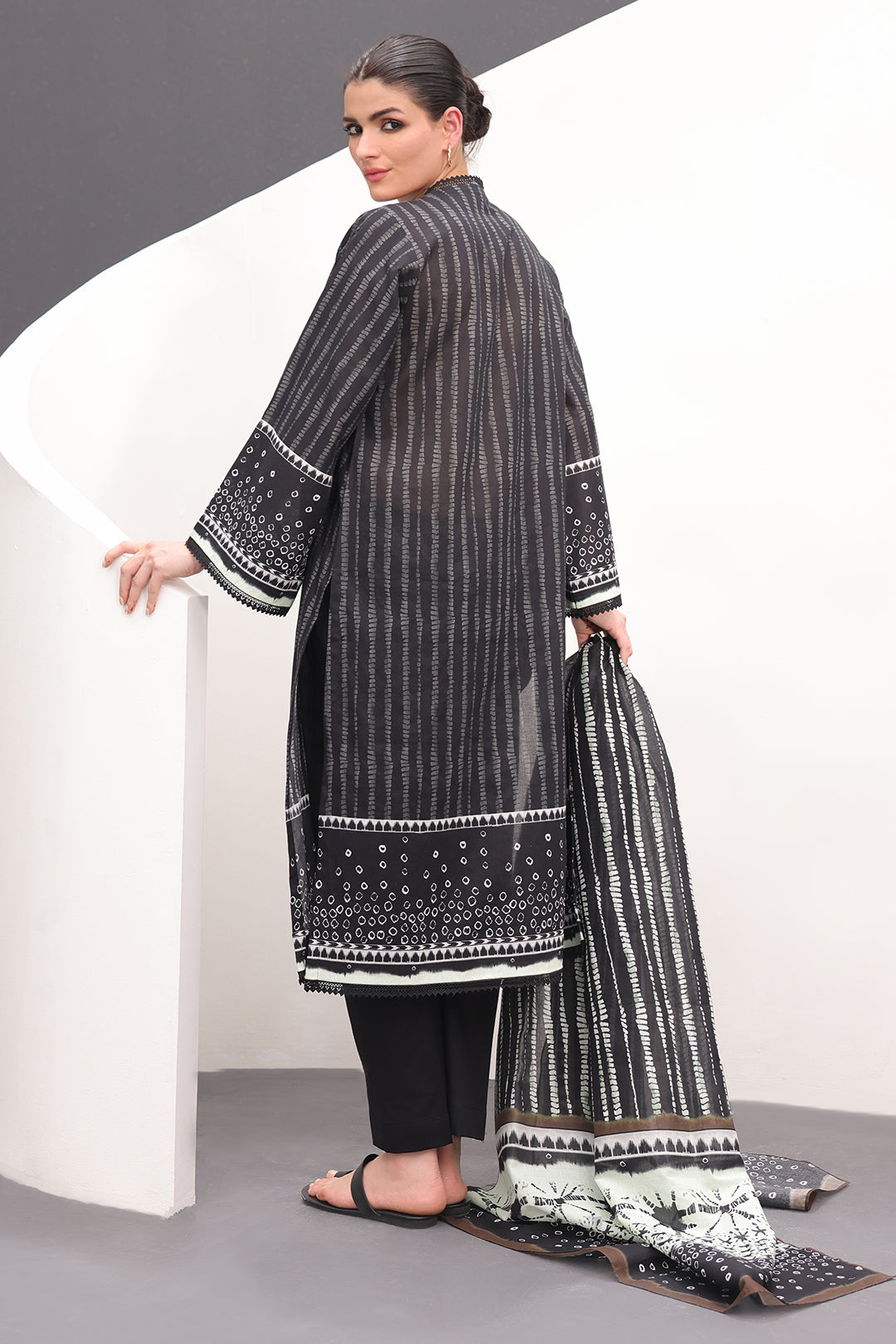 Zellbury | Unstitched 3 Piece Lawn | Shirt Shalwar Dupatta - 1509