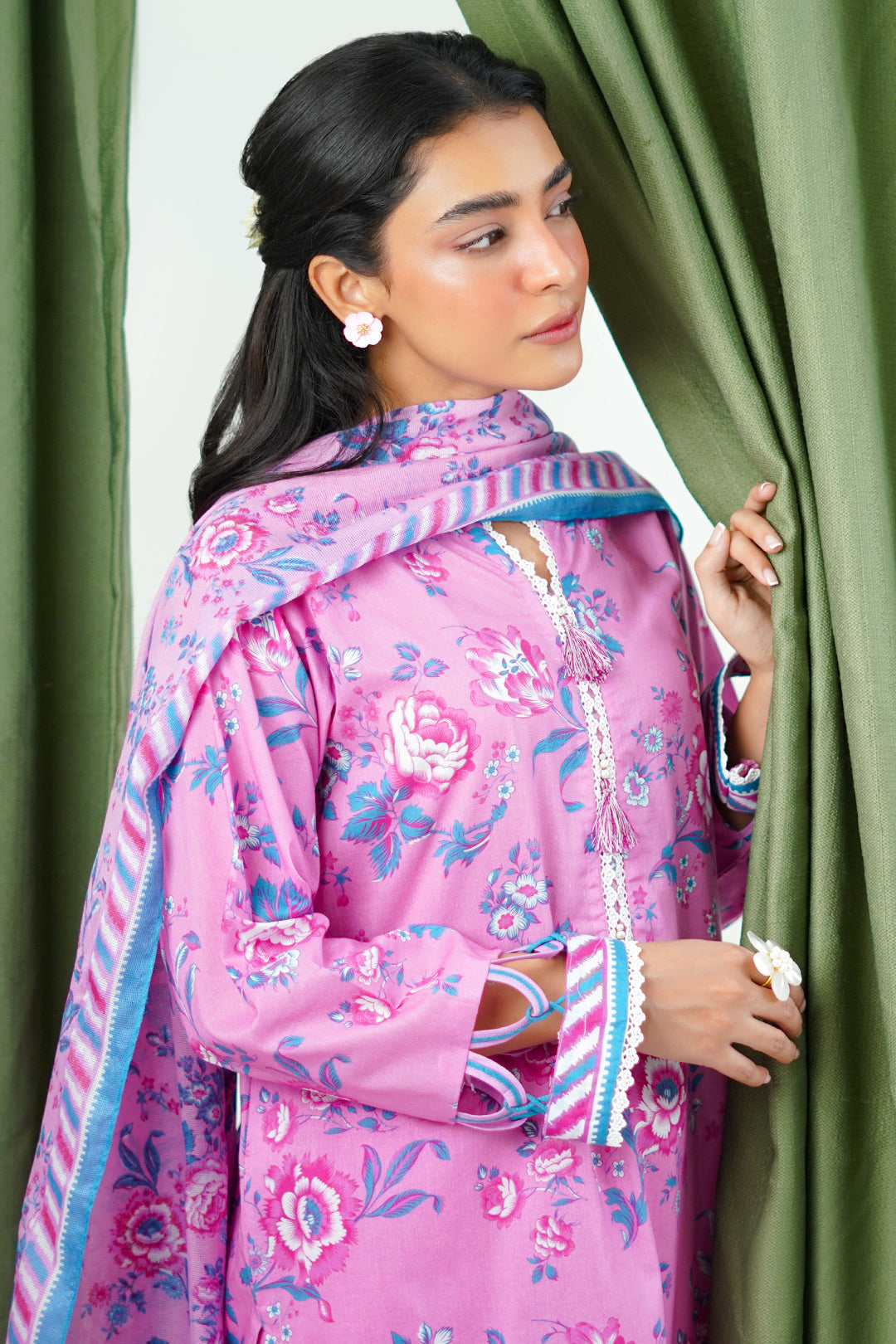 Zellbury | Unstitched 3 Piece Lawn | Shirt Shalwar Dupatta - 1569 Default Title