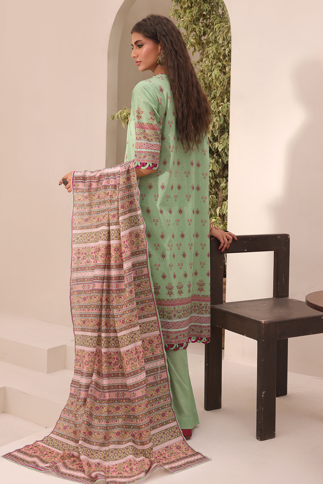 Zellbury | Unstitched 3 Piece Lawn | Shirt Shalwar Dupatta - 1669
