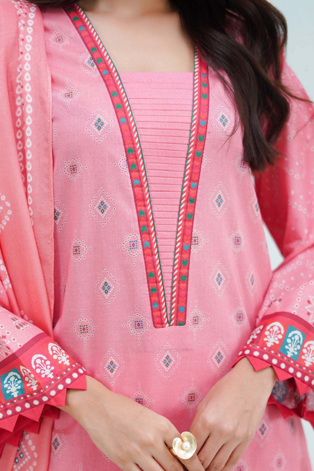 Zellbury | Unstitched 3 Piece Lawn | Shirt Shalwar Dupatta - 1719