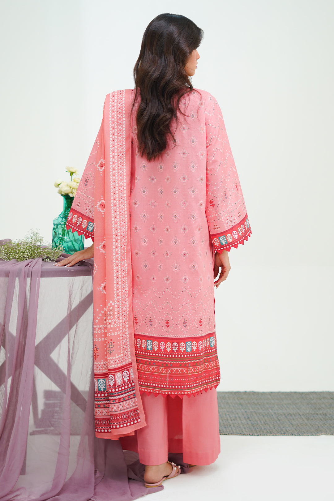 Zellbury | Unstitched 3 Piece Lawn | Shirt Shalwar Dupatta - 1719