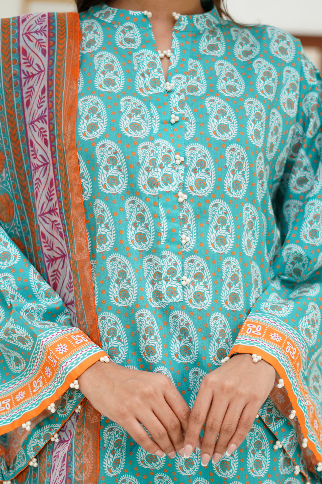 Zellbury | Unstitched 3 Piece Lawn | Shirt Shalwar Dupatta - 1721