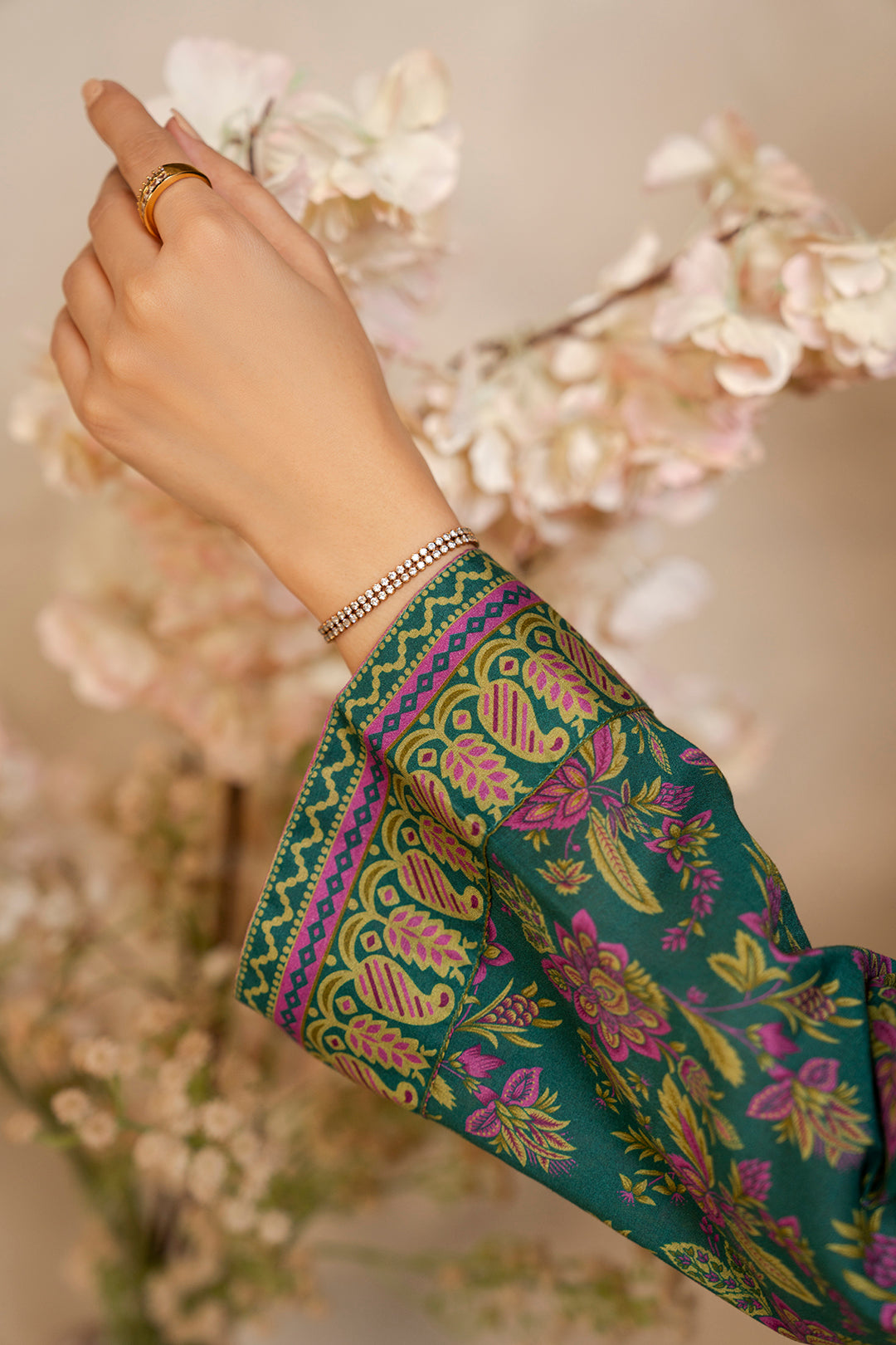 Zellbury | Unstitched 2 Piece Lawn | Shirt Shalwar - 0091