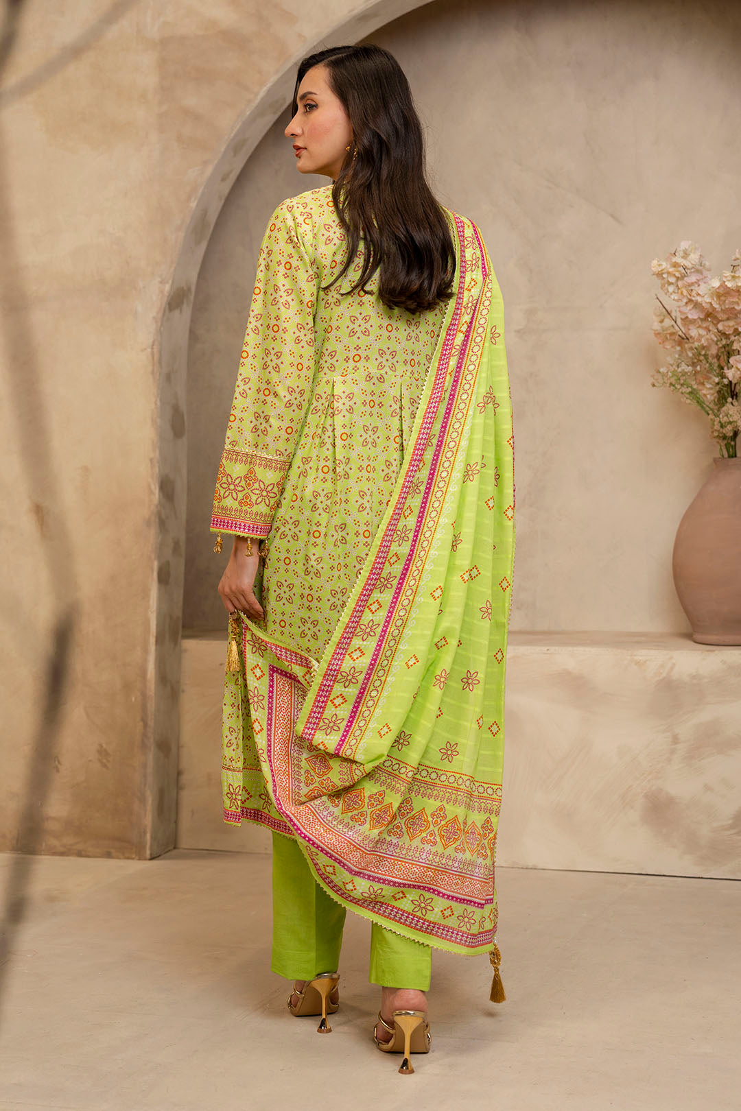 Zellbury | Unstitched 3 Piece Lawn | Shirt Shalwar Dupatta - 0121