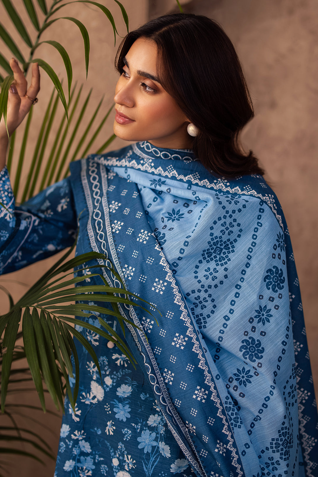 Zellbury | Unstitched 3 Piece Khaddar | Embroidered Shirt Shalwar Dupatta - 0226 Default Title