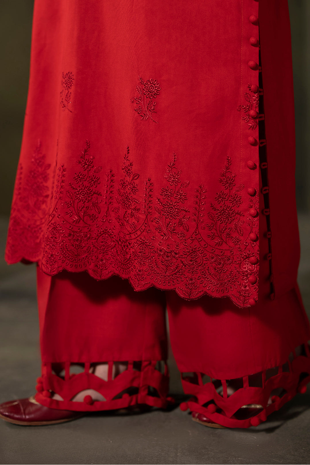 Zellbury | Unstitched 3 Piece Viscose | Embroidered Shirt Shalwar Dupatta - 0324