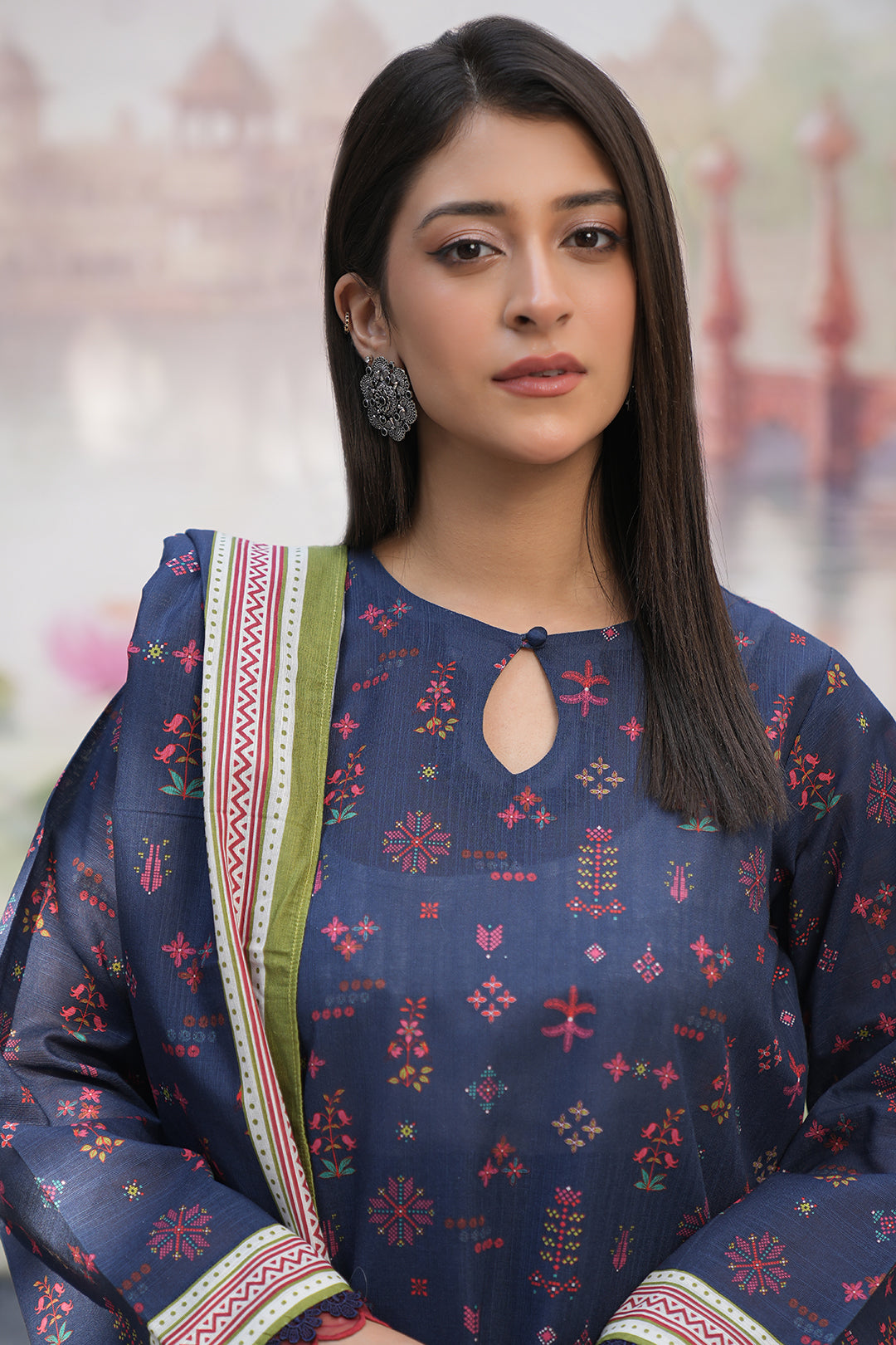 Zellbury | Unstitched 3 Piece Khaddar | Embroidered Shirt Shalwar Dupatta - 0478 Default Title
