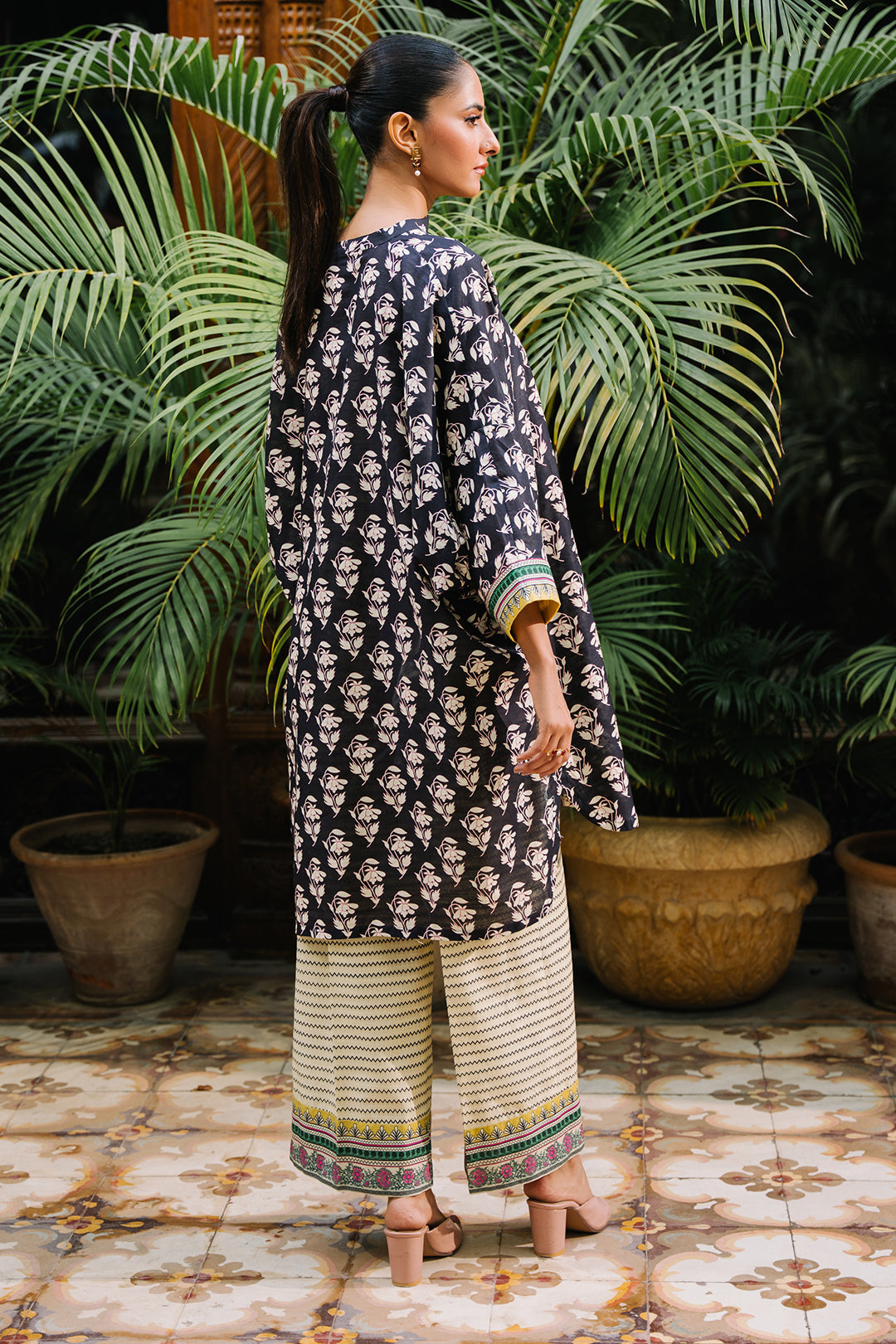 Zellbury | Unstitched 2 Piece Khaddar | Shirt Shalwar - 0166