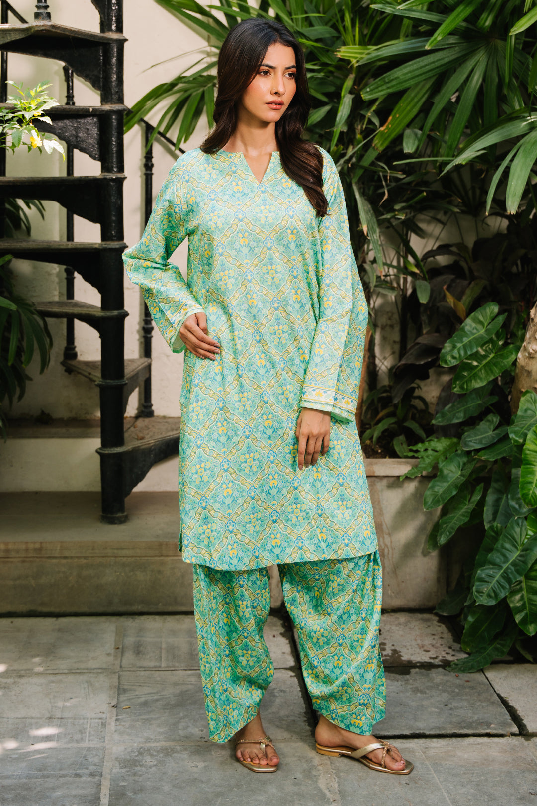 Zellbury | Unstitched 2 Piece Viscose | Shirt Shalwar - 0170