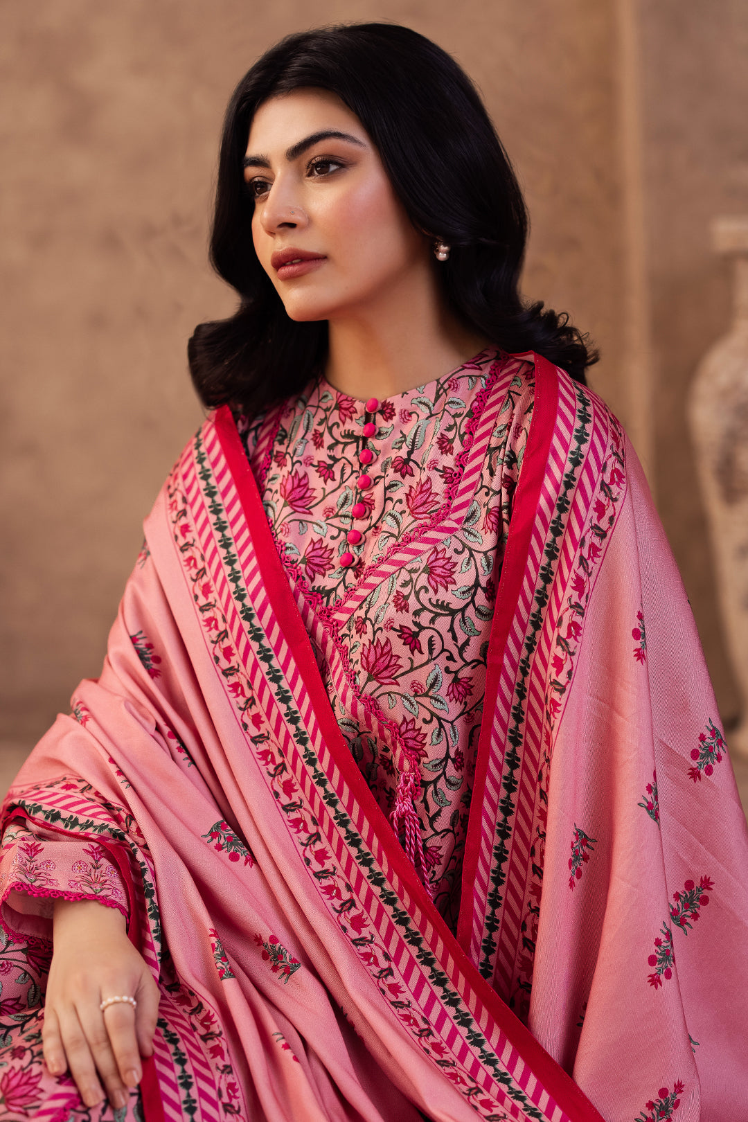 Zellbury | Unstitched 2 Piece Viscose | Shirt Dupatta - 0253 Default Title