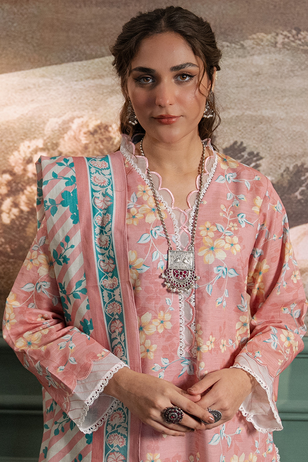 Zellbury | Unstitched 2 Piece Khaddar | Shirt Dupatta - 0331 Default Title