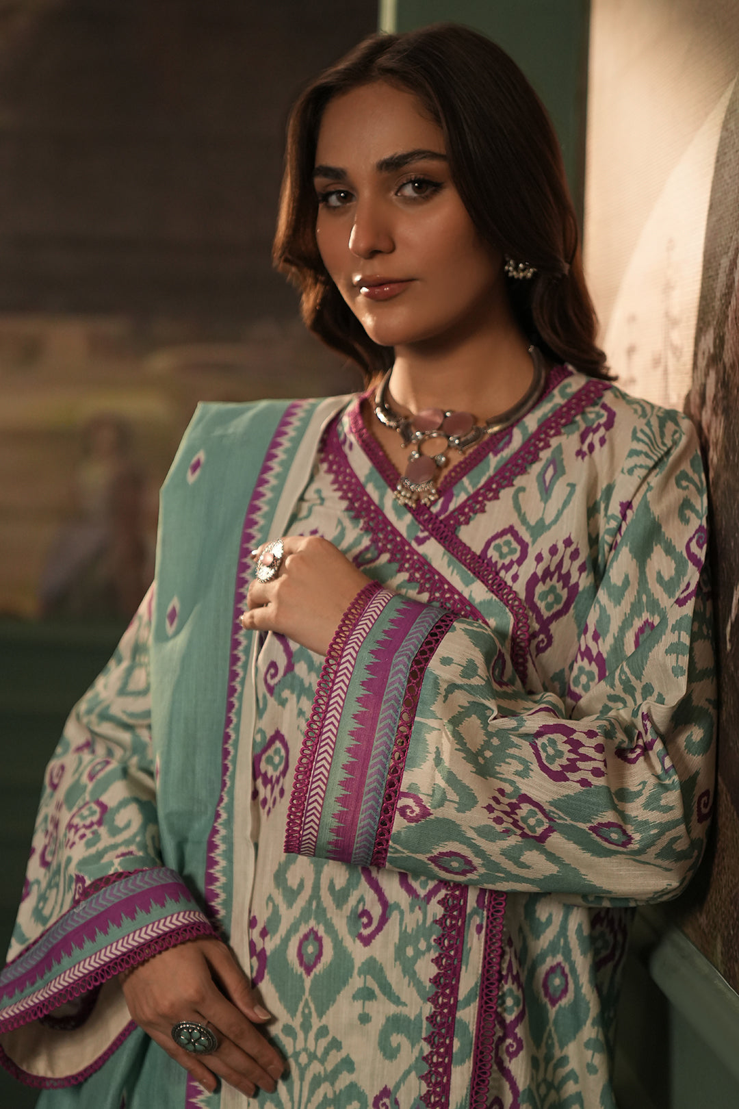 Zellbury | Unstitched 2 Piece Khaddar | Shirt Dupatta - 0333 Default Title