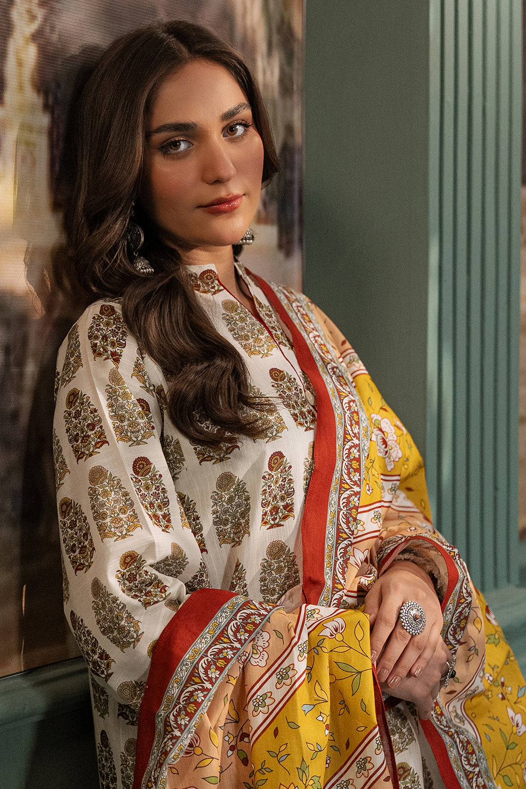 Zellbury | Unstitched 2 Piece Khaddar | Shirt Dupatta - 0336 Default Title
